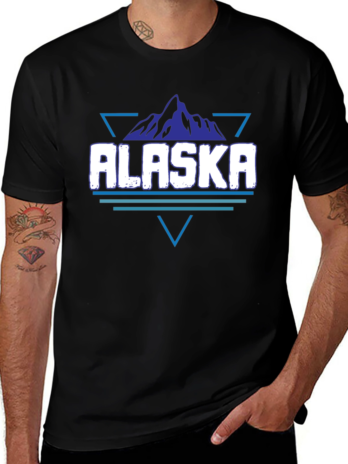 Alaska Mountain Graphic Tee - Unisex