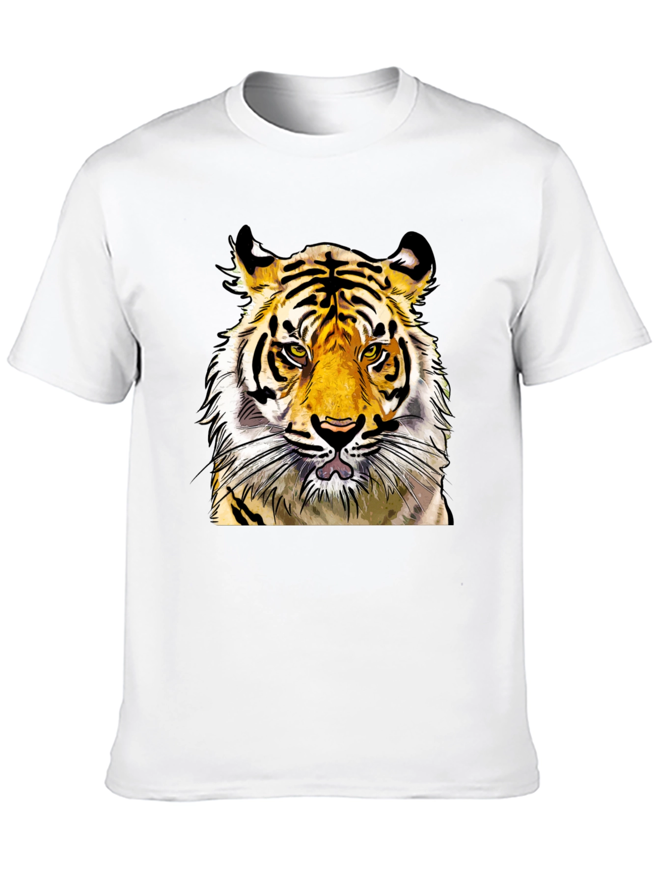Tiger Graphic Tee - Bold Animal Print
