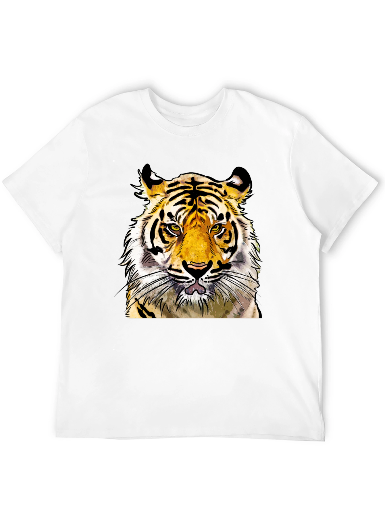 Tiger Graphic Tee - Bold Animal Print