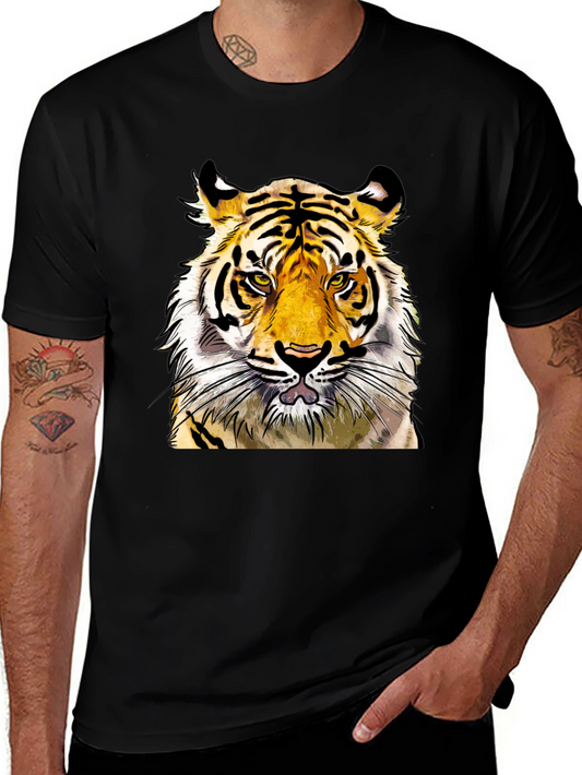 Tiger Graphic Tee - Bold Animal Print
