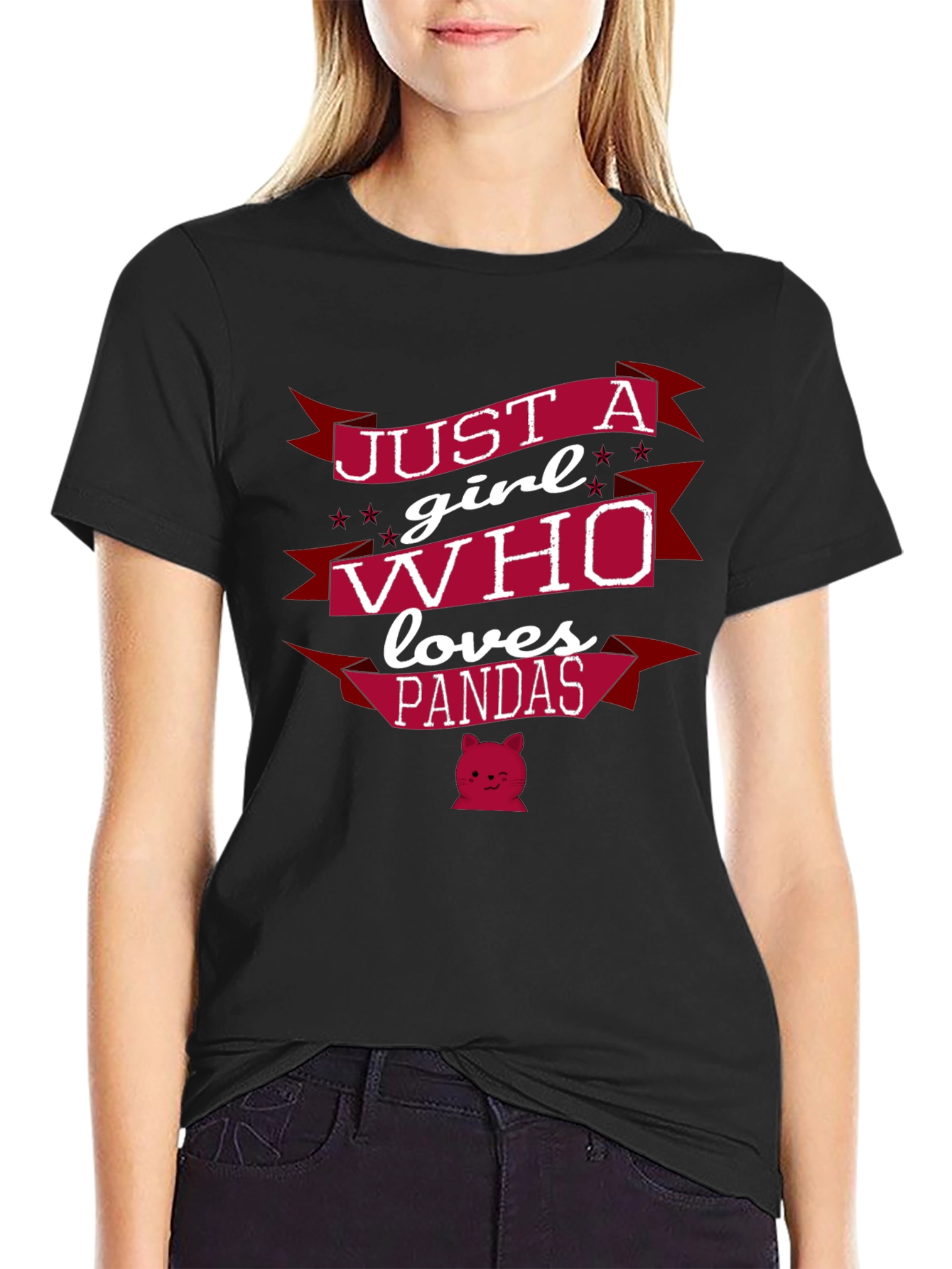 Just a Girl Who Loves Pandas T-Shirt