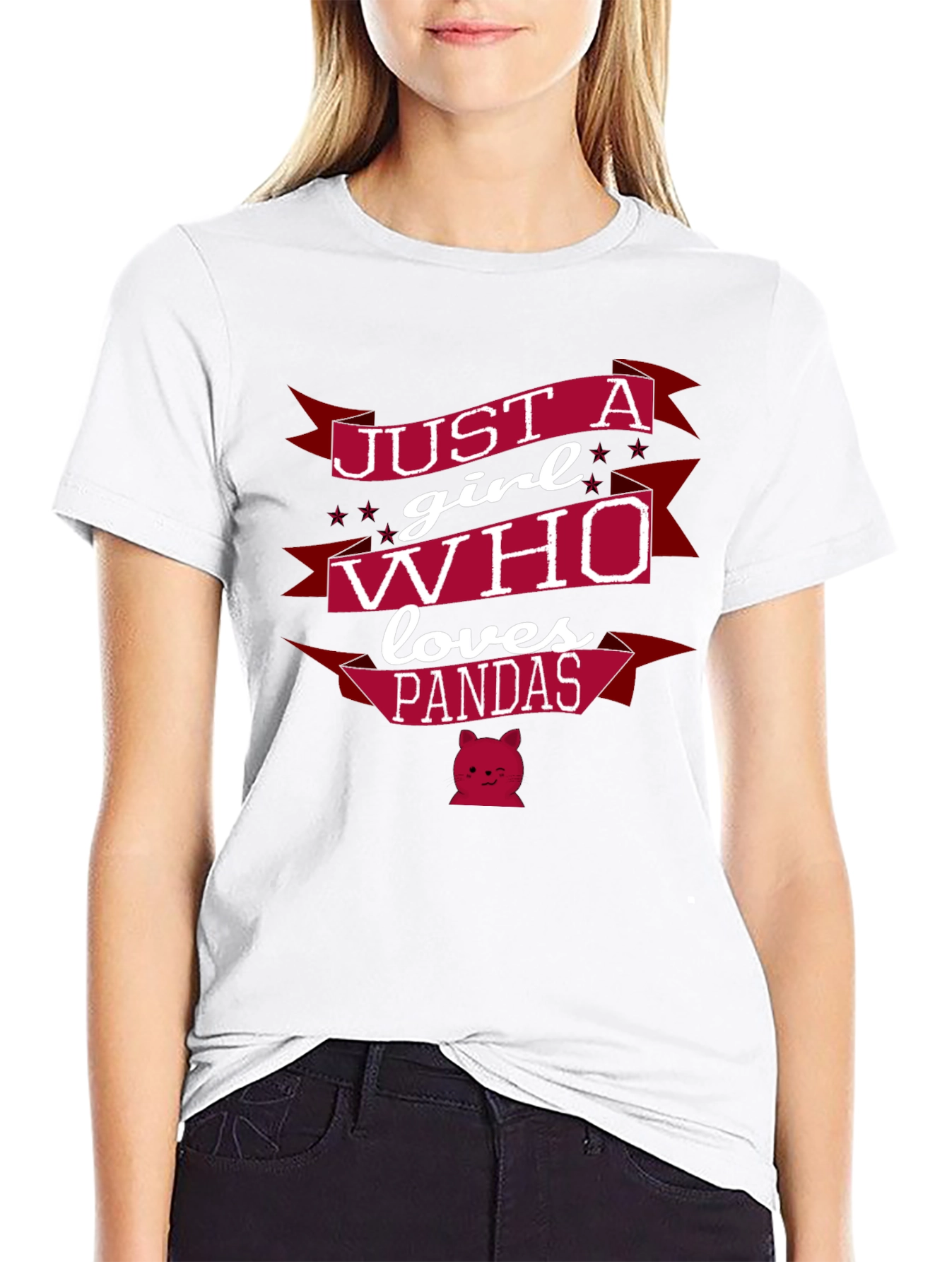 Just a Girl Who Loves Pandas T-Shirt