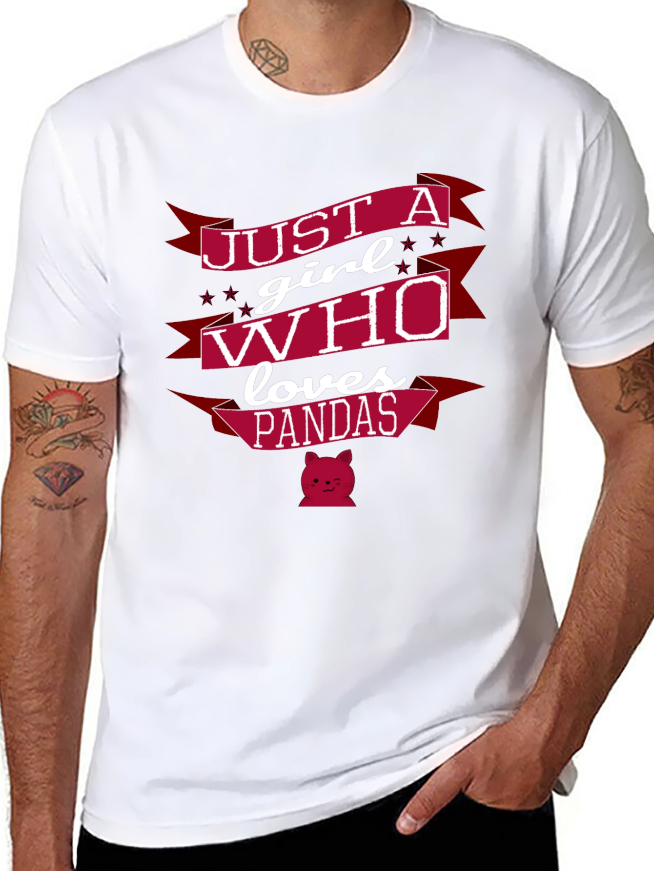 Just a Girl Who Loves Pandas T-Shirt