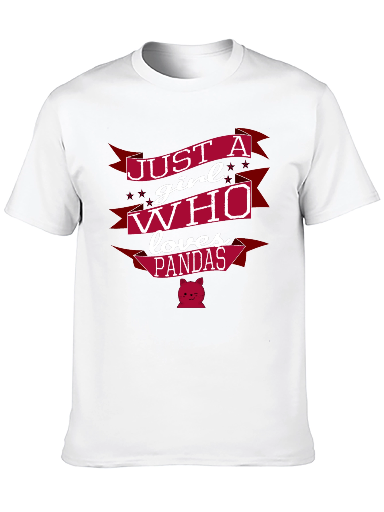 Just a Girl Who Loves Pandas T-Shirt