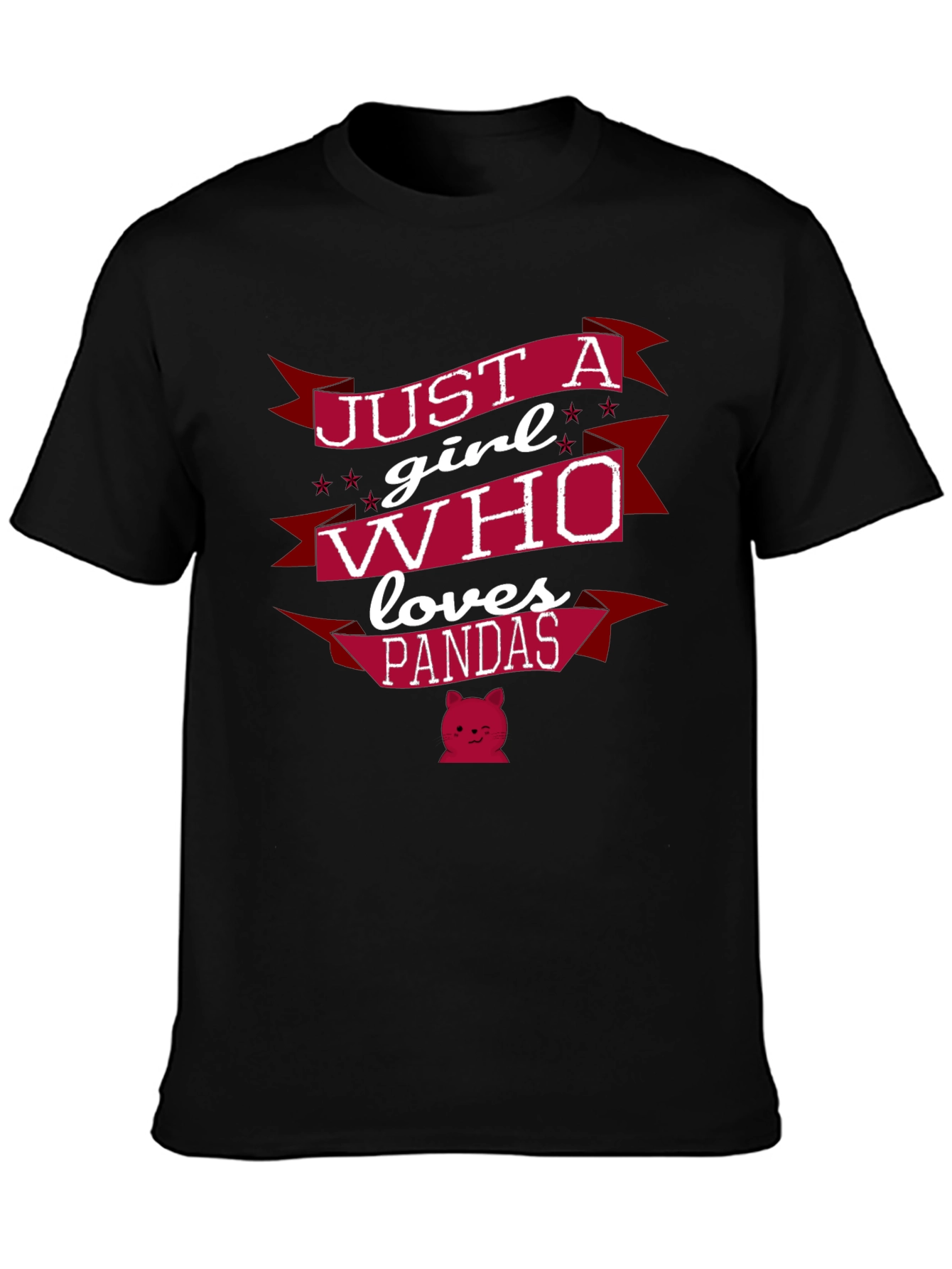 Just a Girl Who Loves Pandas T-Shirt