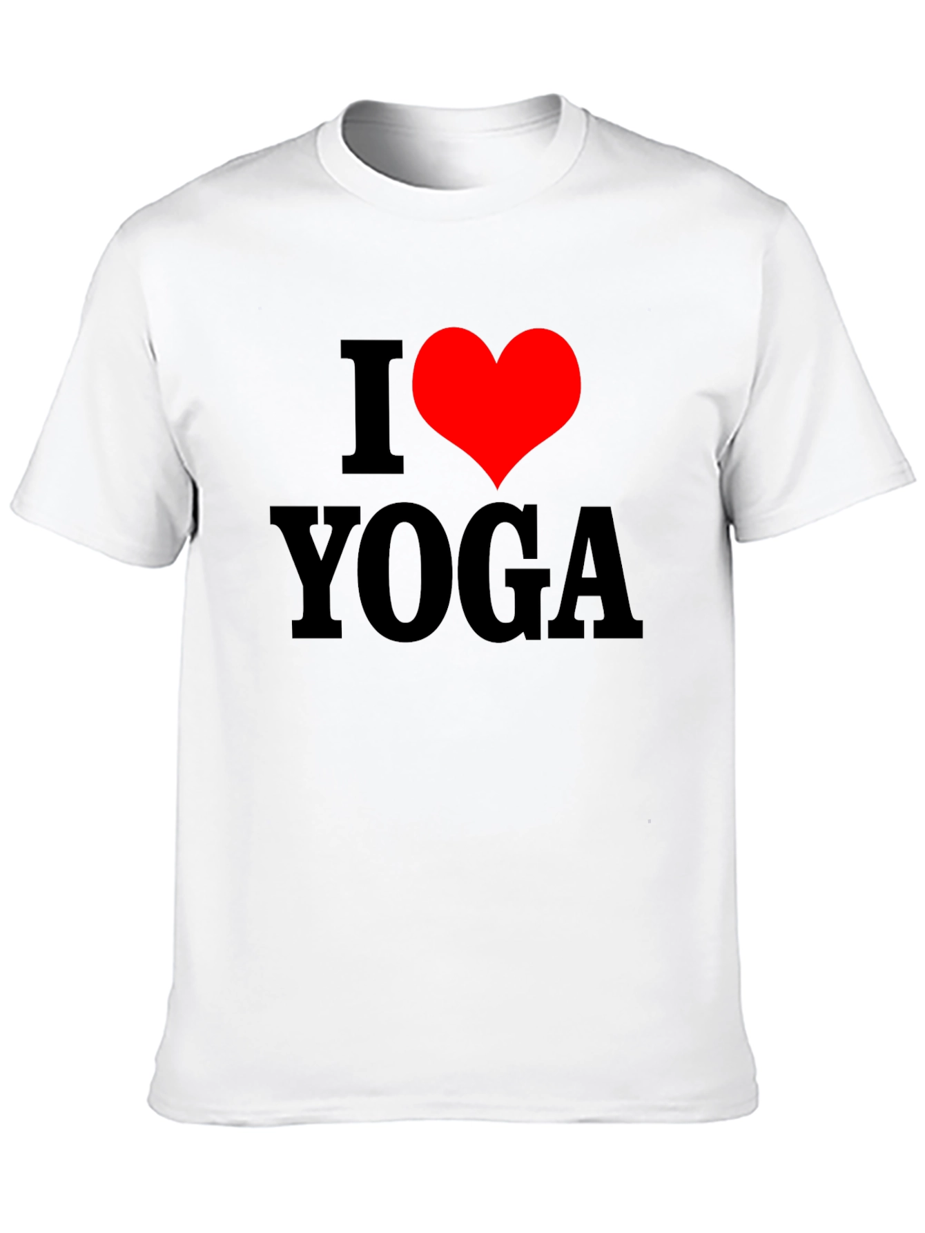 I Heart Yoga T-Shirt - Black