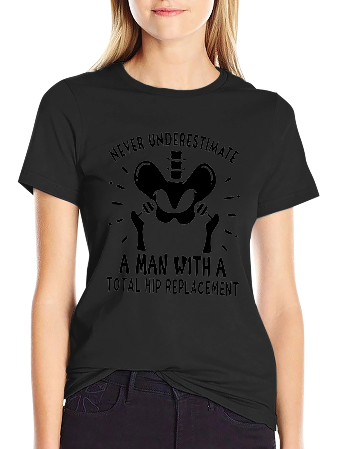 Total Hip Replacement Man Graphic T-Shirt