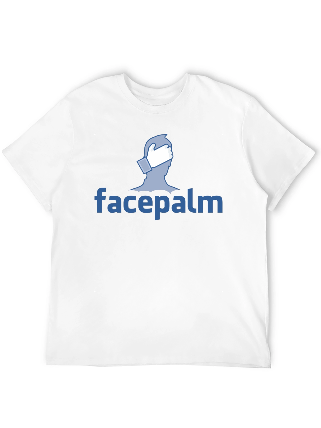 Facepalm Graphic Tee - Black Cotton T-Shirt
