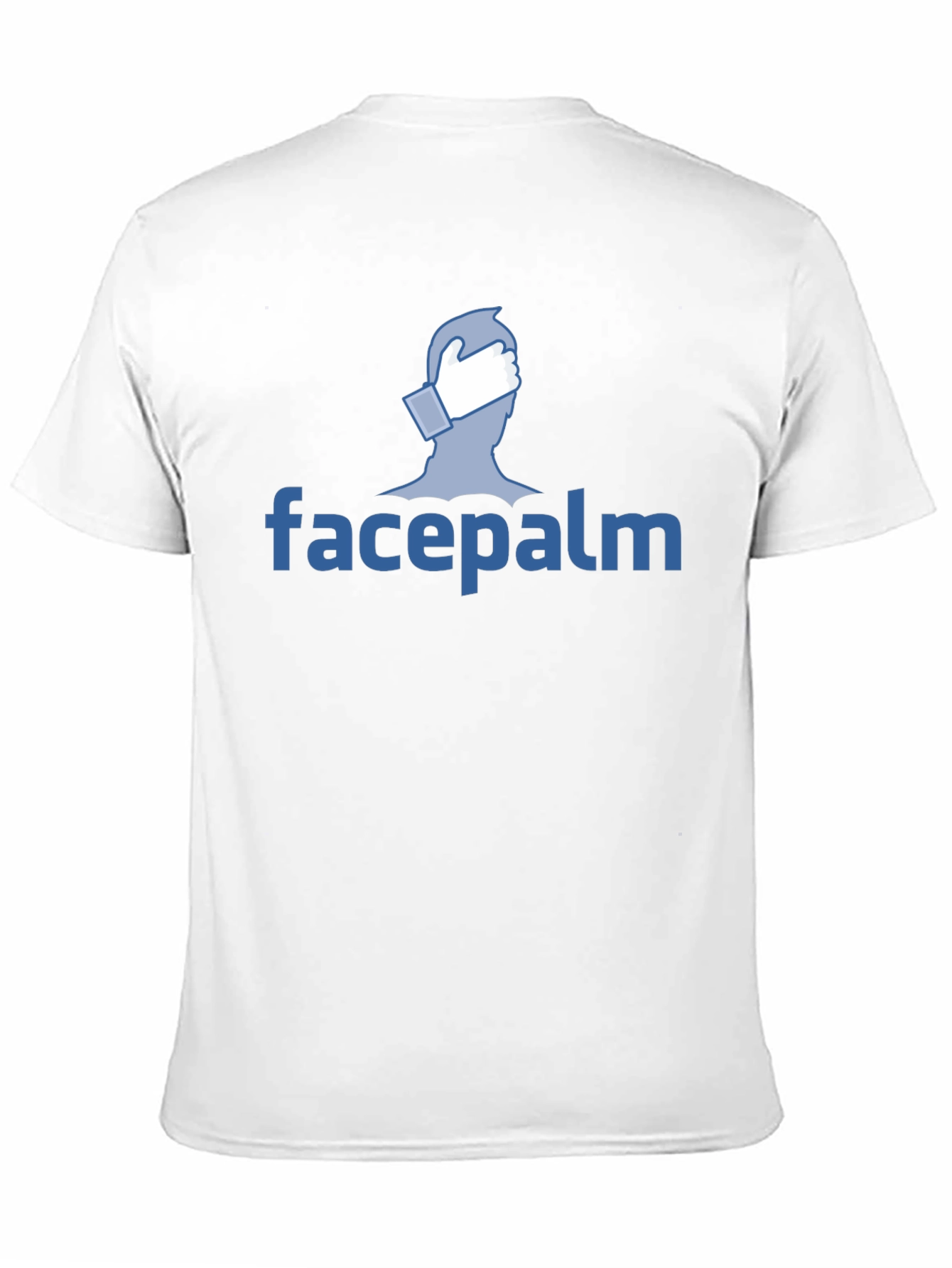 Facepalm Graphic Tee - Black Cotton T-Shirt