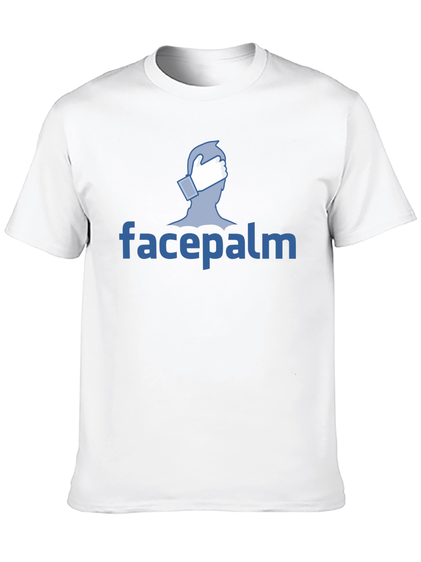 Facepalm Graphic Tee - Black Cotton T-Shirt