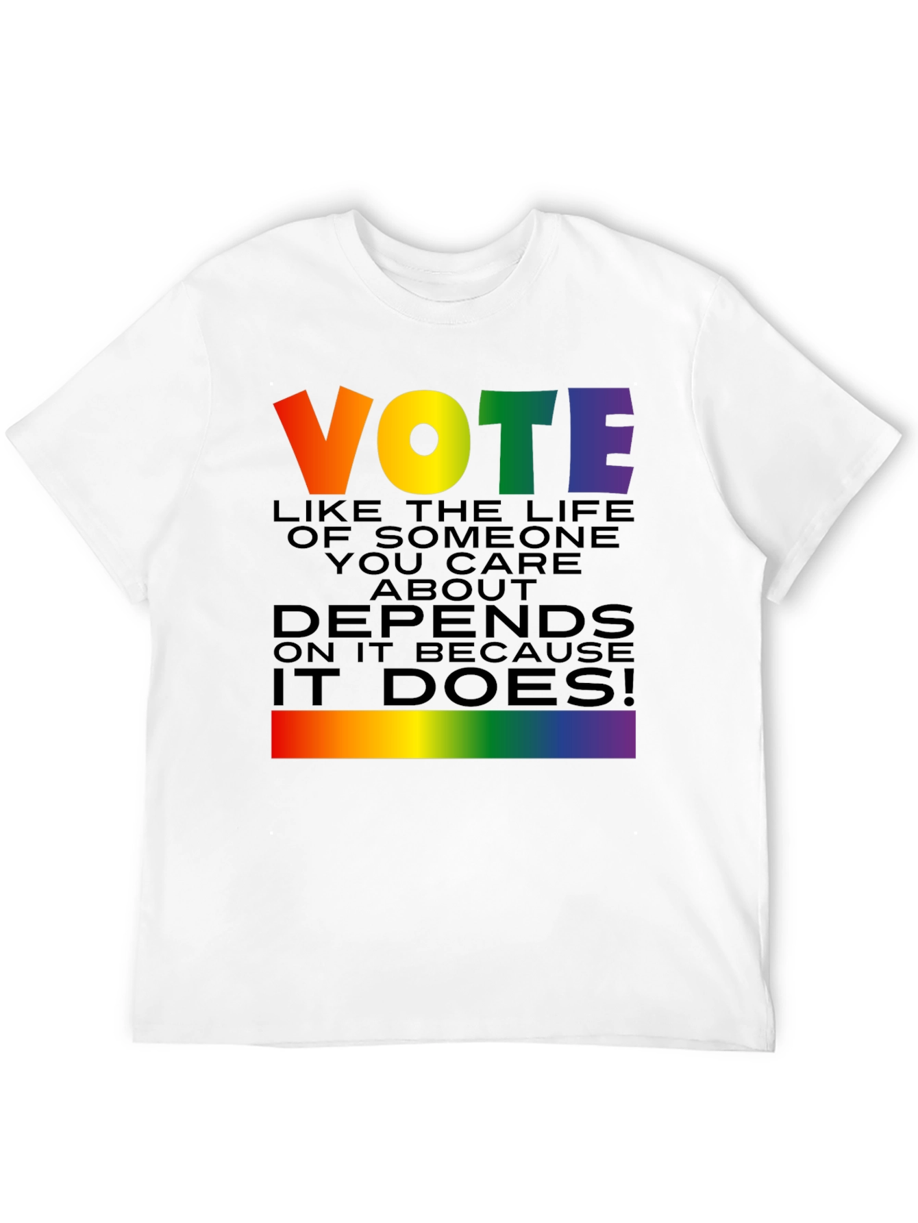 Vote Like Lives Depend On It T-Shirt