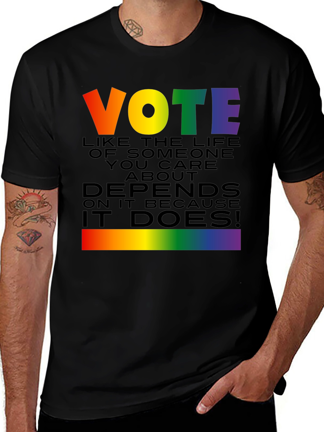 Vote Like Lives Depend On It T-Shirt