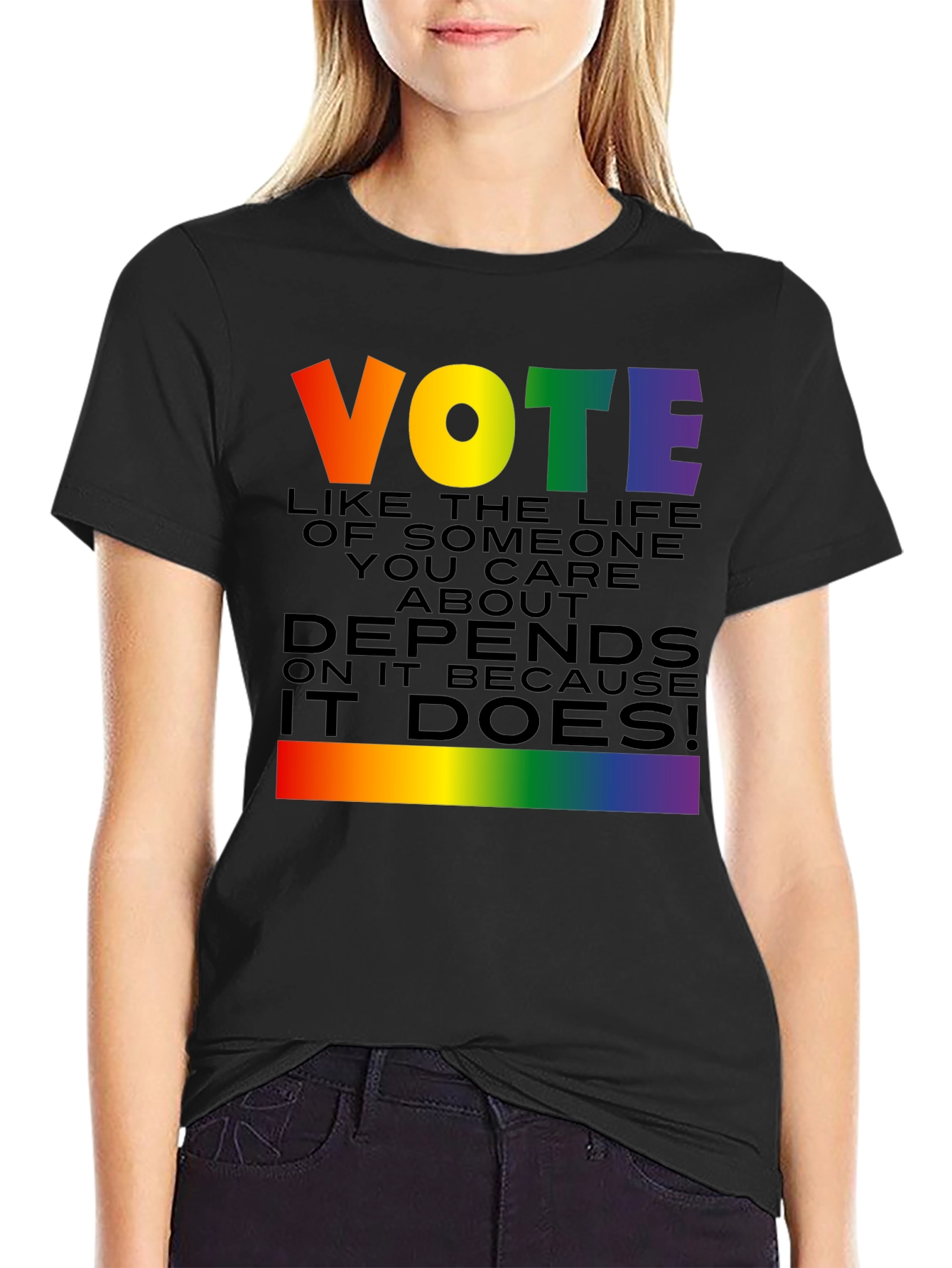 Vote Like Lives Depend On It T-Shirt
