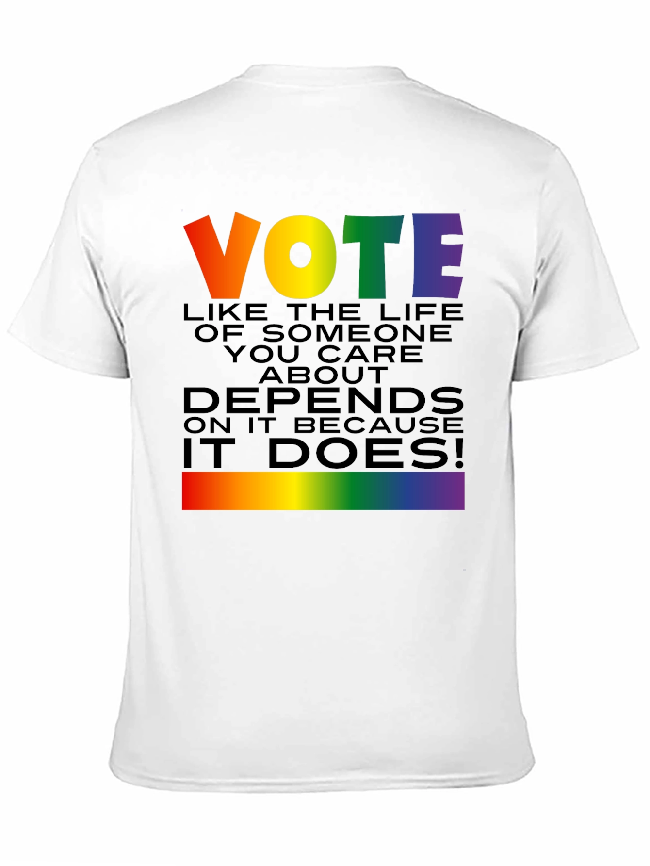 Vote Like Lives Depend On It T-Shirt