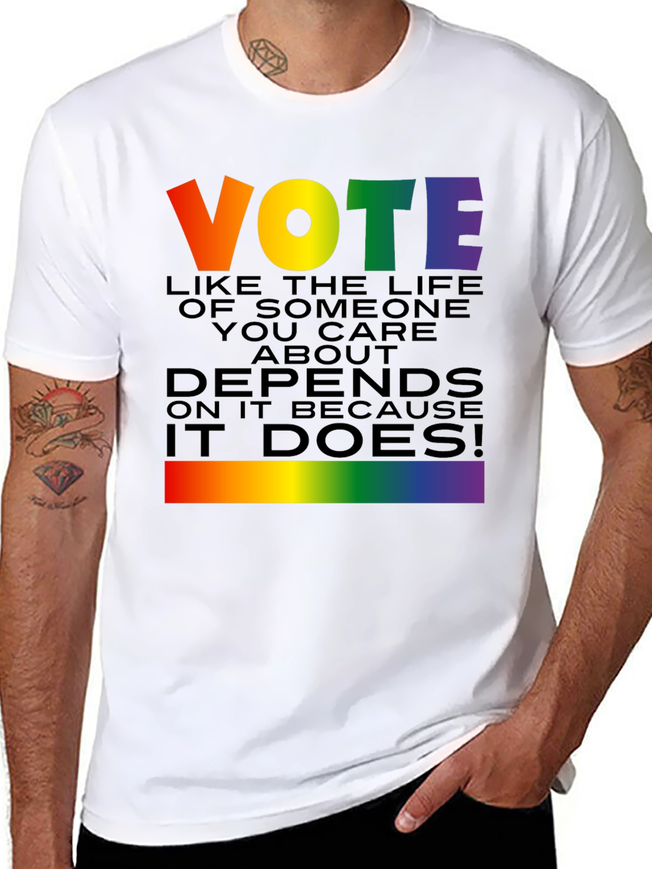 Vote Like Lives Depend On It T-Shirt