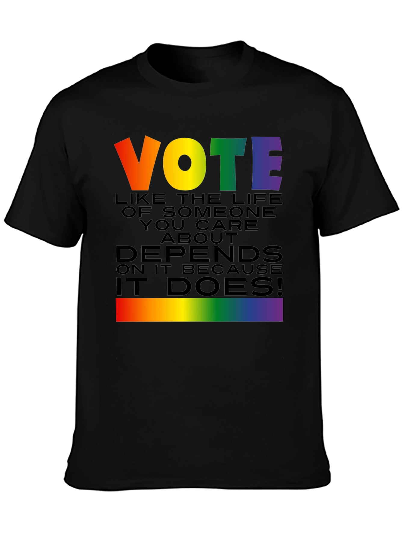 Vote Like Lives Depend On It T-Shirt