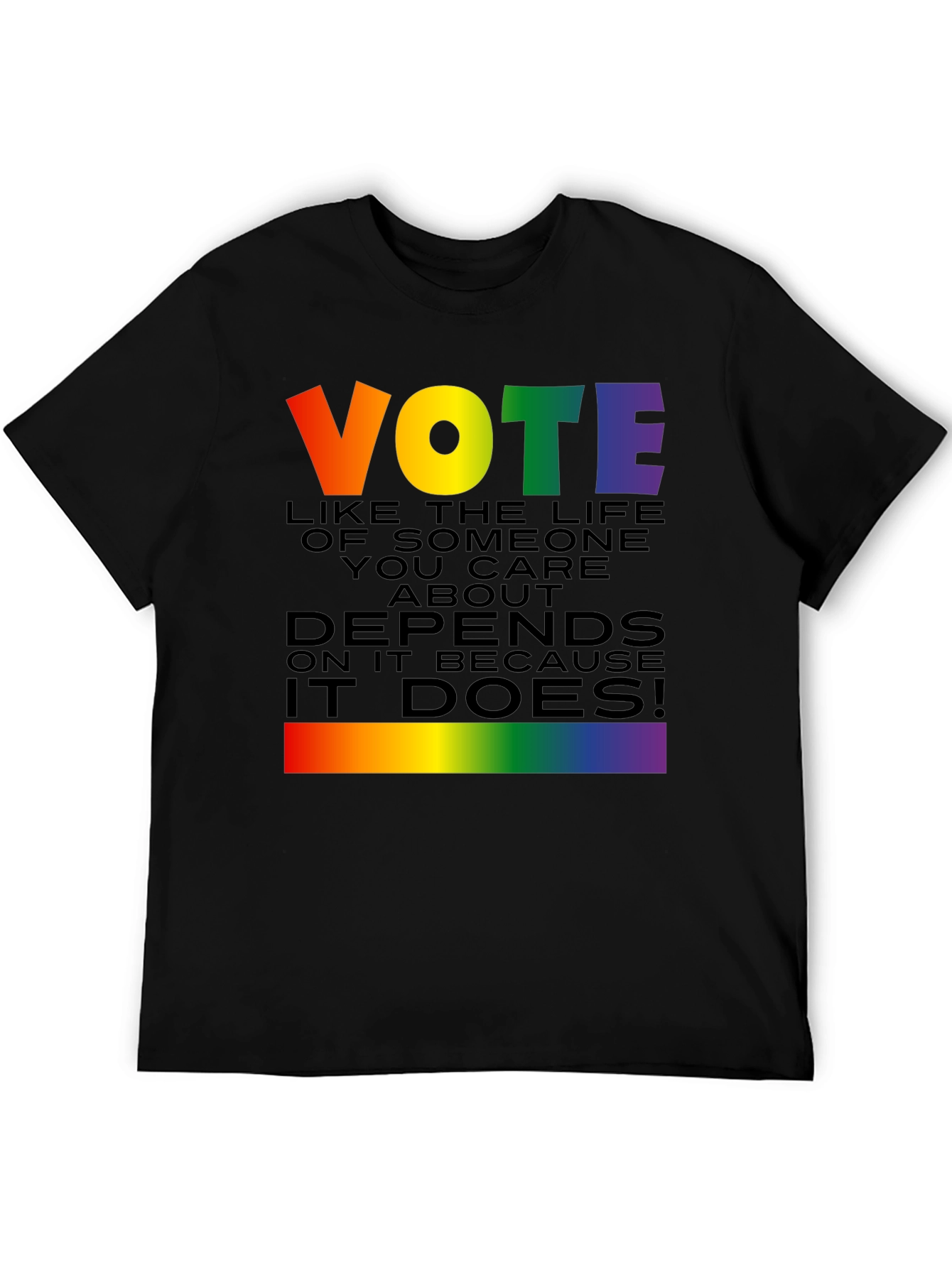 Vote Like Lives Depend On It T-Shirt