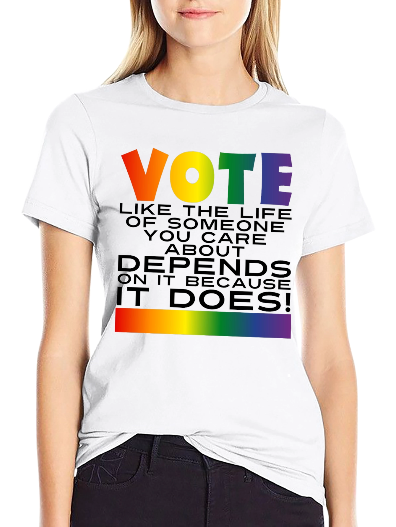 Vote Like Lives Depend On It T-Shirt