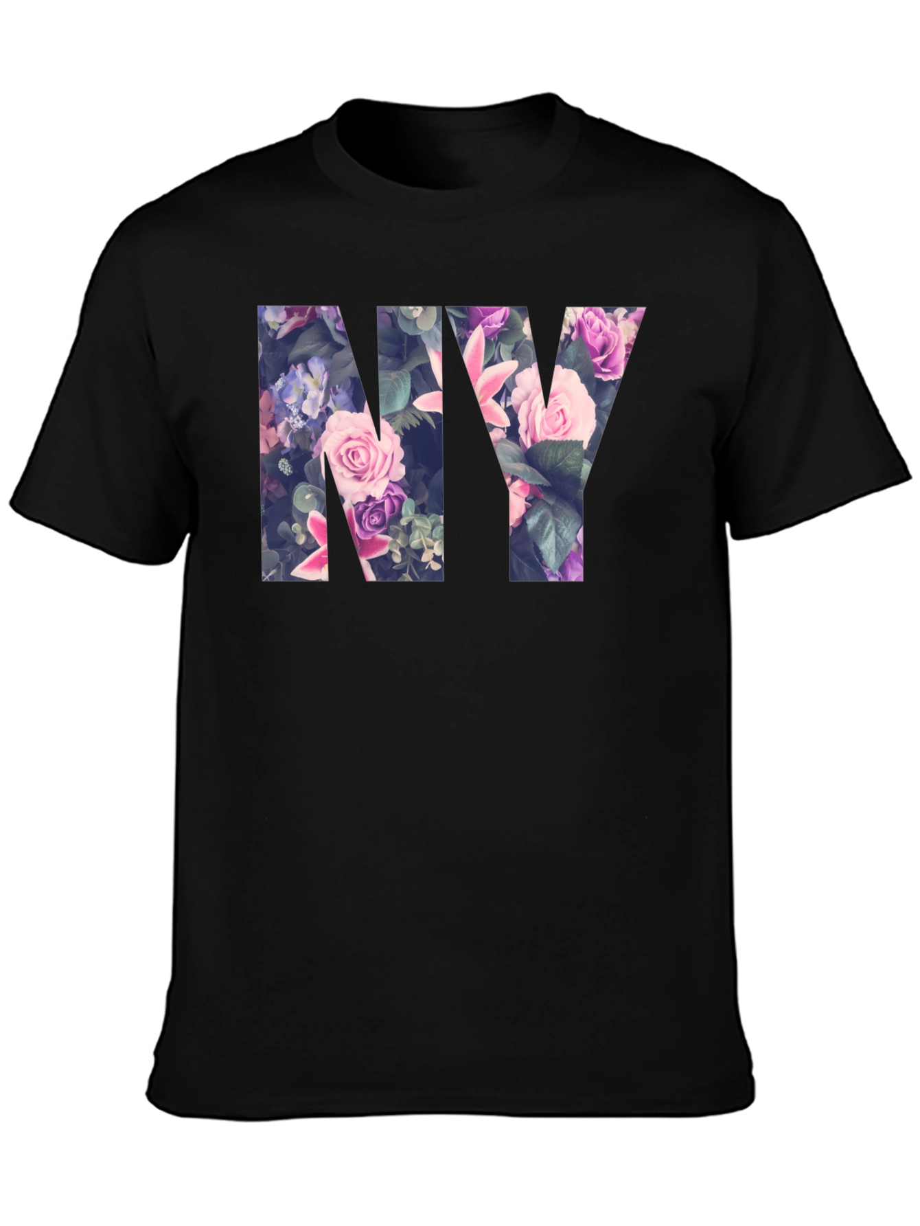 Floral NY Graphic Tee - Urban Style