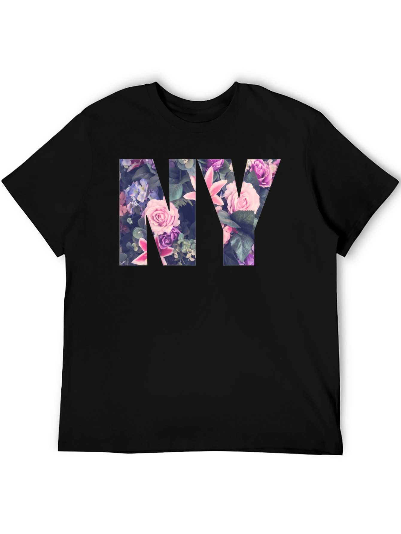 Floral NY Graphic Tee - Urban Style