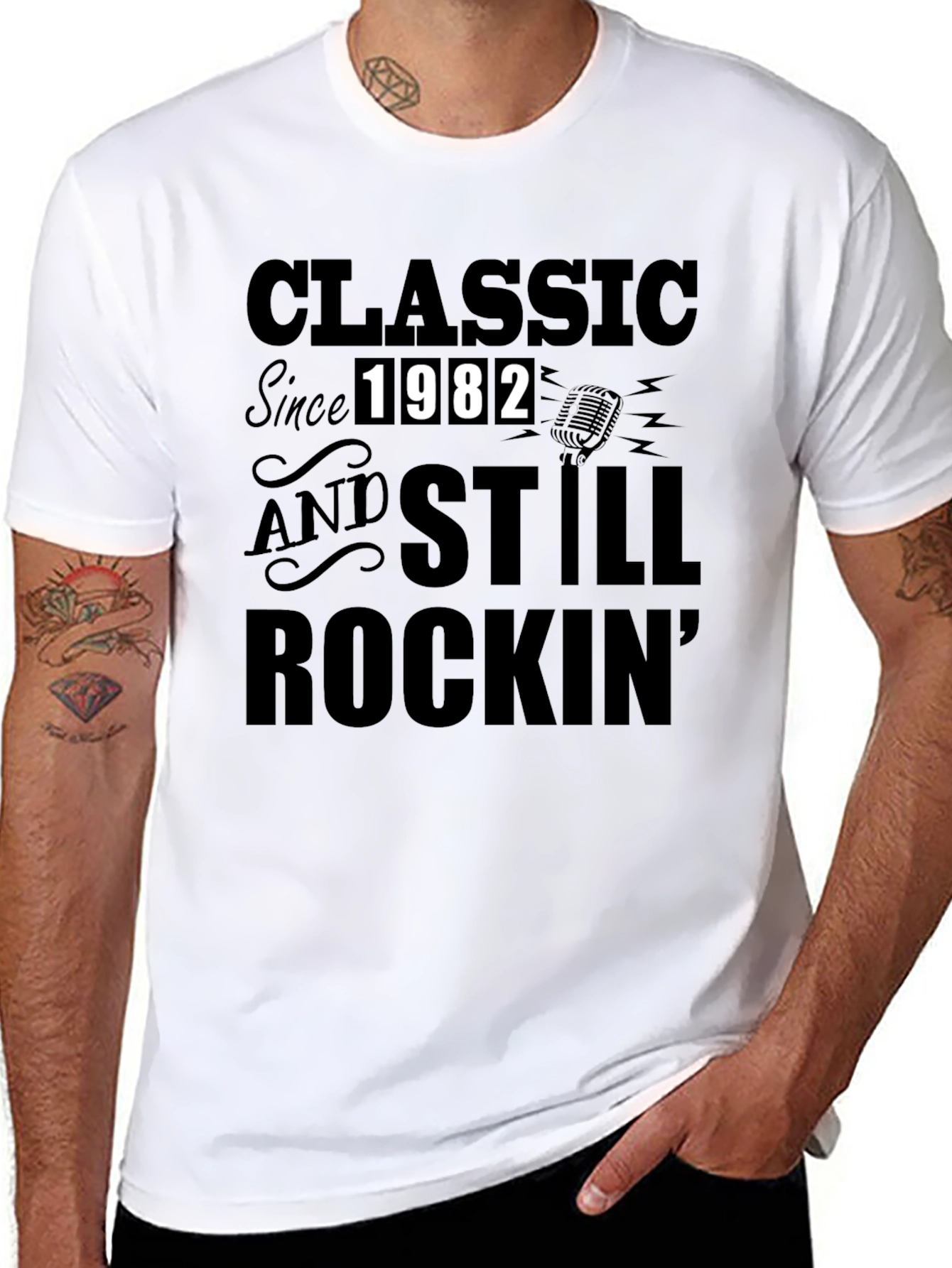 Classic Since 1982 Rocking T-Shirt