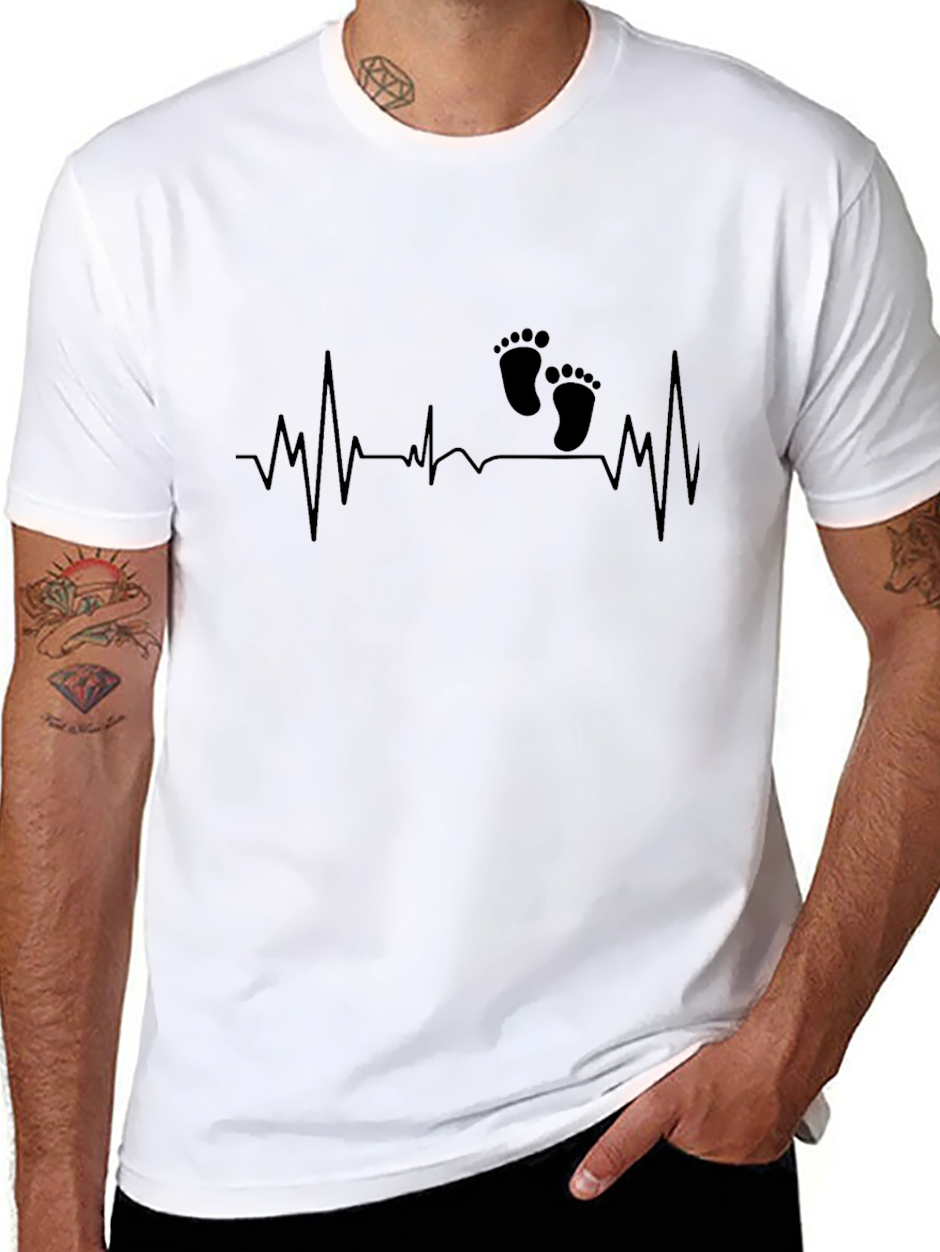 Baby Heartbeat T-Shirt - New Parent Tee