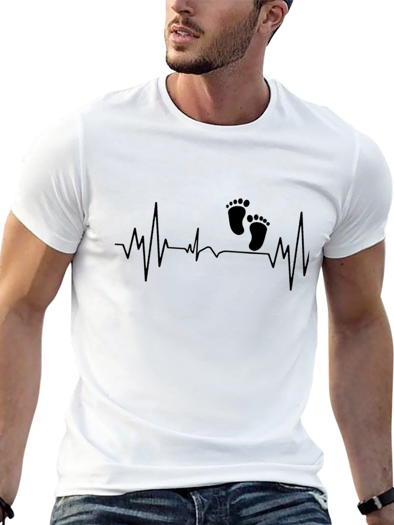 Baby Heartbeat T-Shirt - New Parent Tee