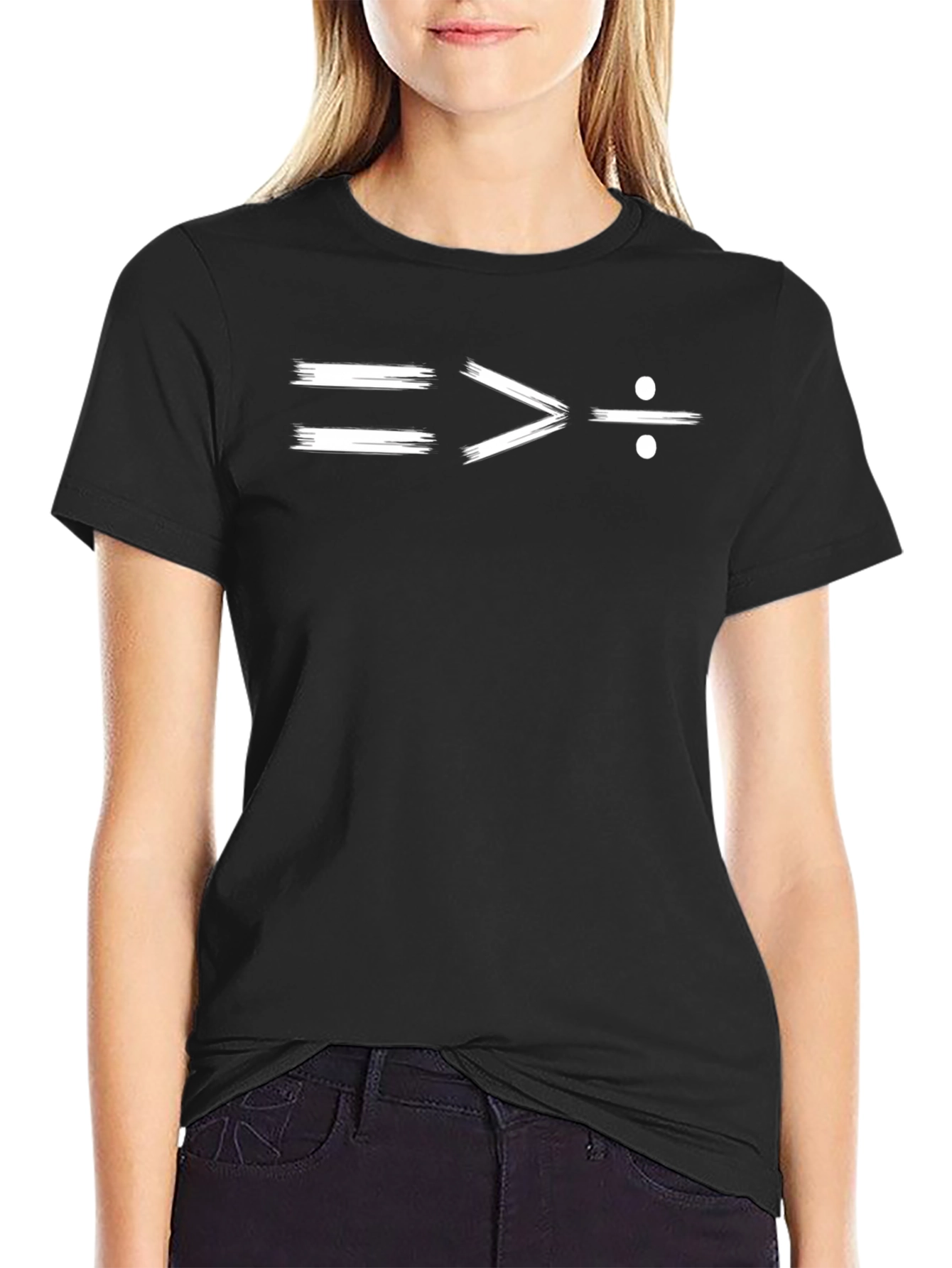 Equality Greater Than Division Math Humor T-Shirt
