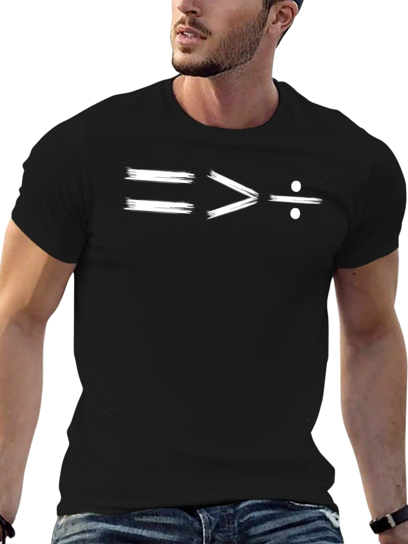 Equality Greater Than Division Math Humor T-Shirt