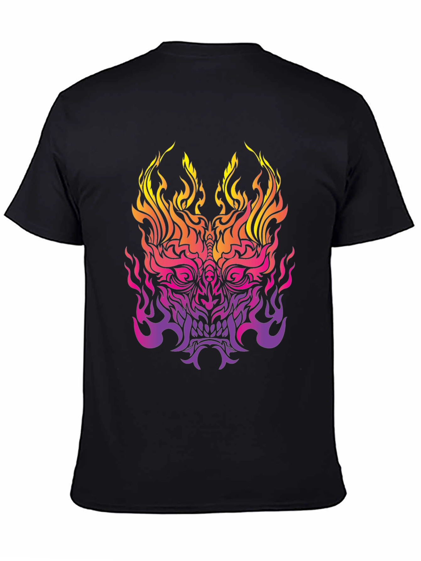 Fiery Oni Black T-Shirt
