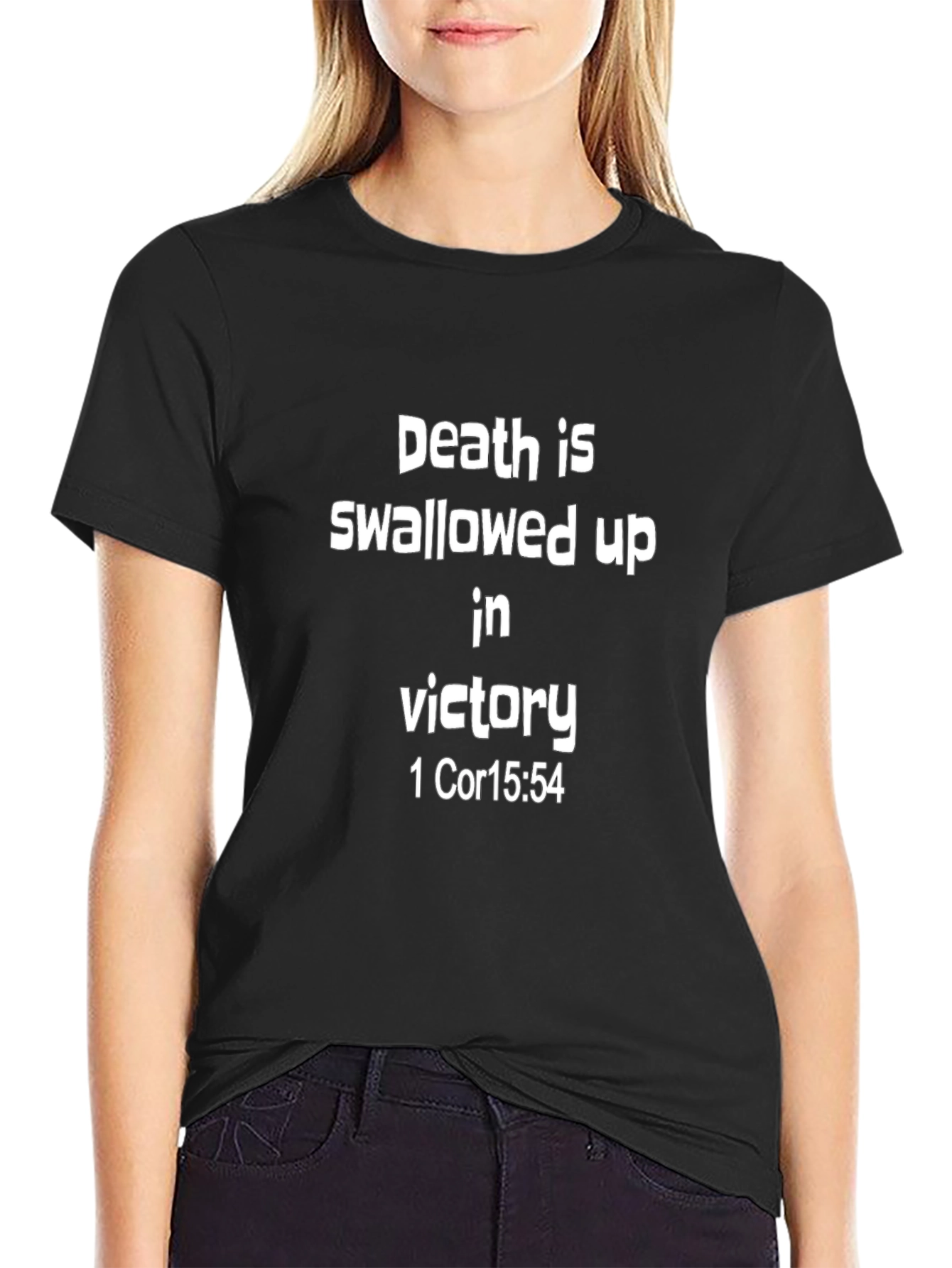 Death is Swallowed Up in Victory Black T-Shirt