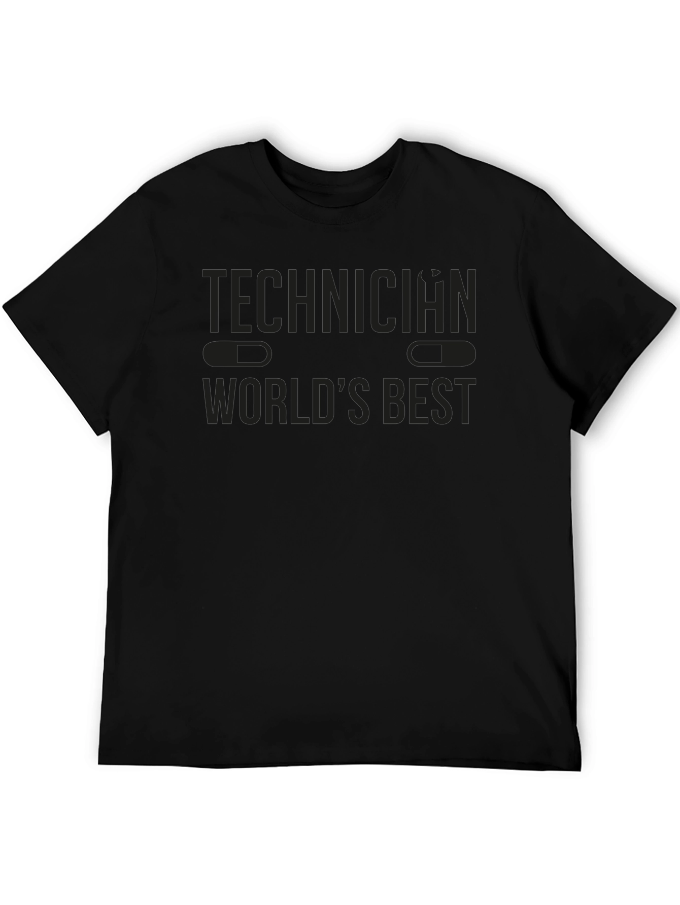 Technician Worlds Best Black T-Shirt