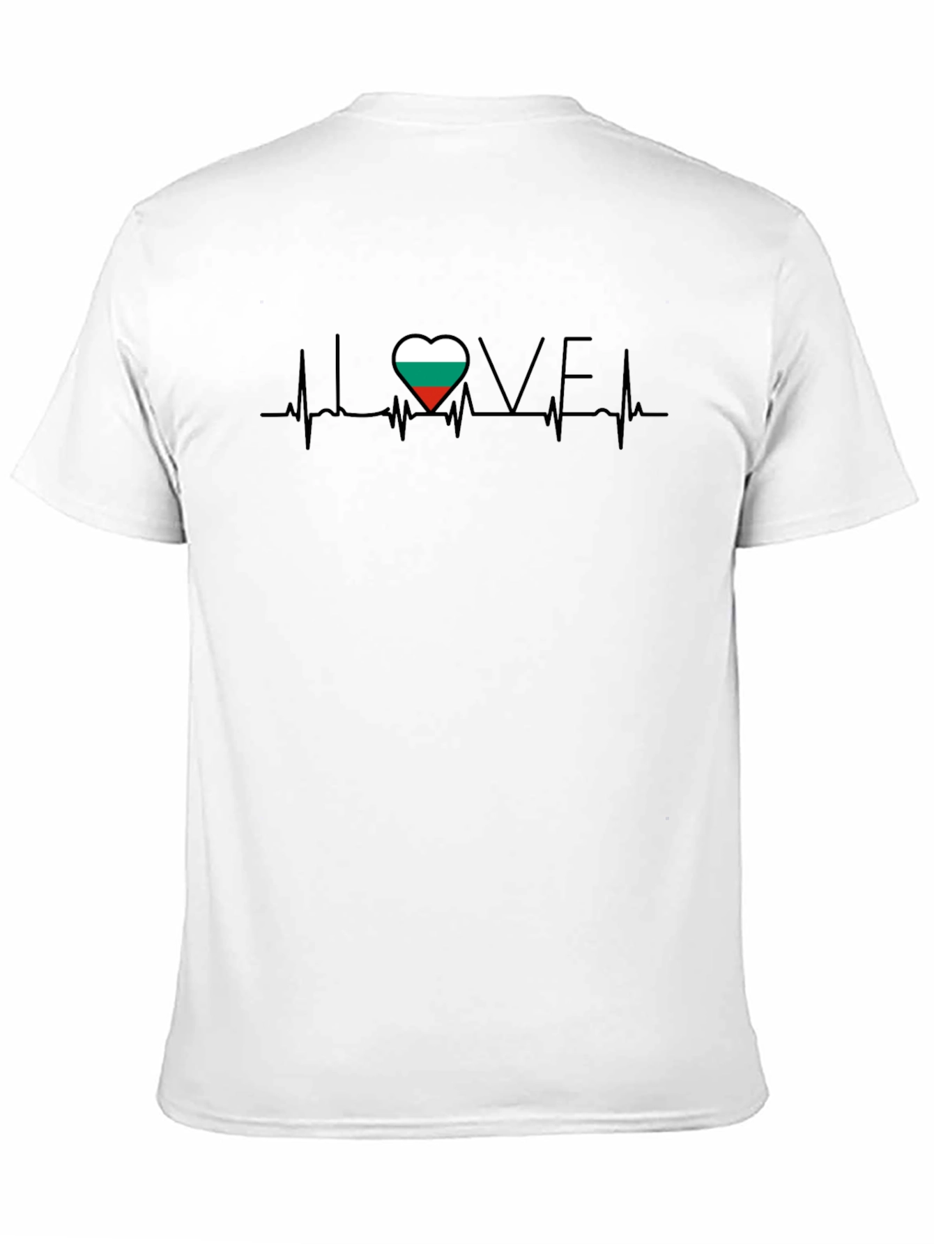 I Love Bulgaria Heartbeat T-Shirt
