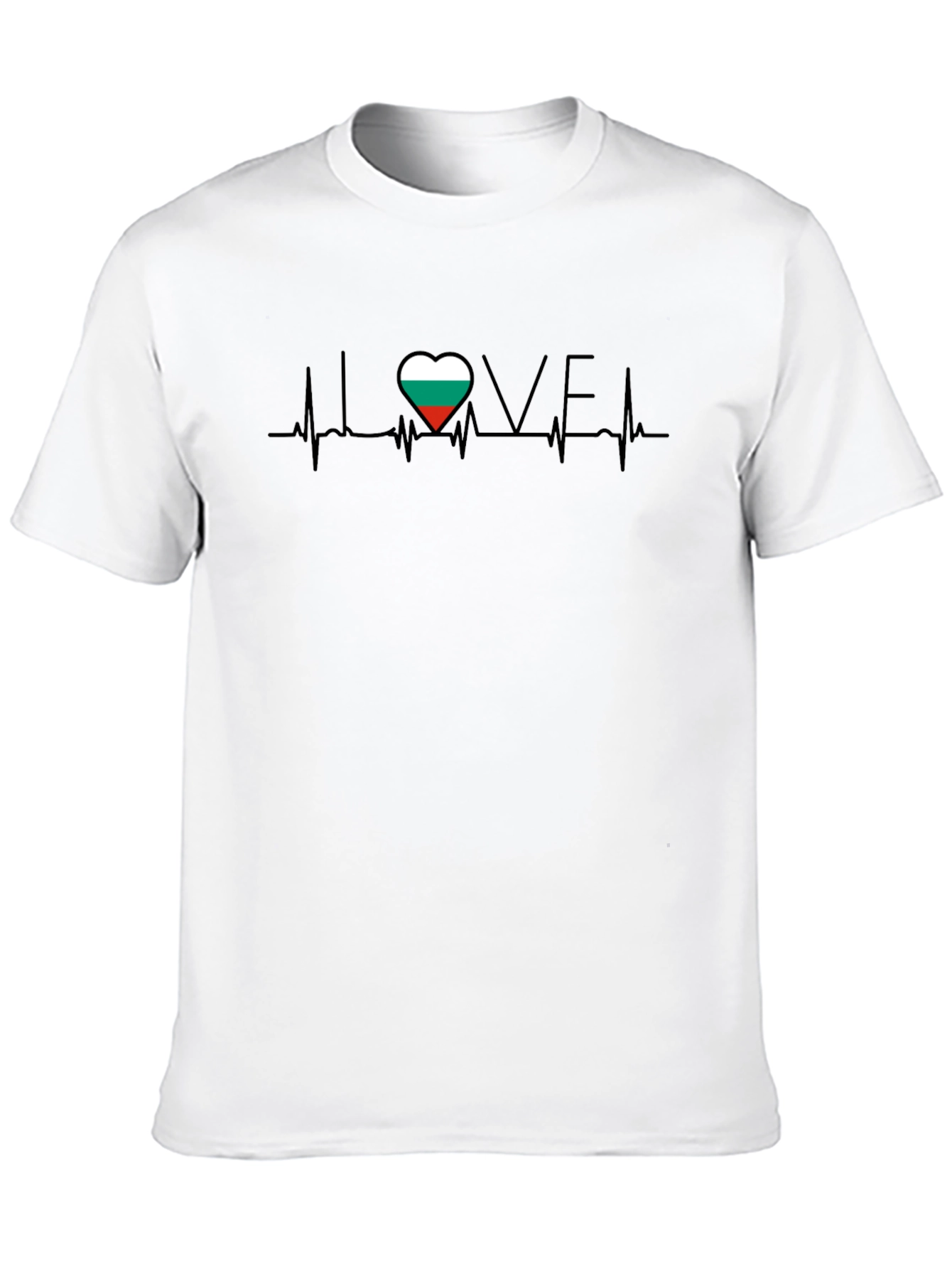 I Love Bulgaria Heartbeat T-Shirt
