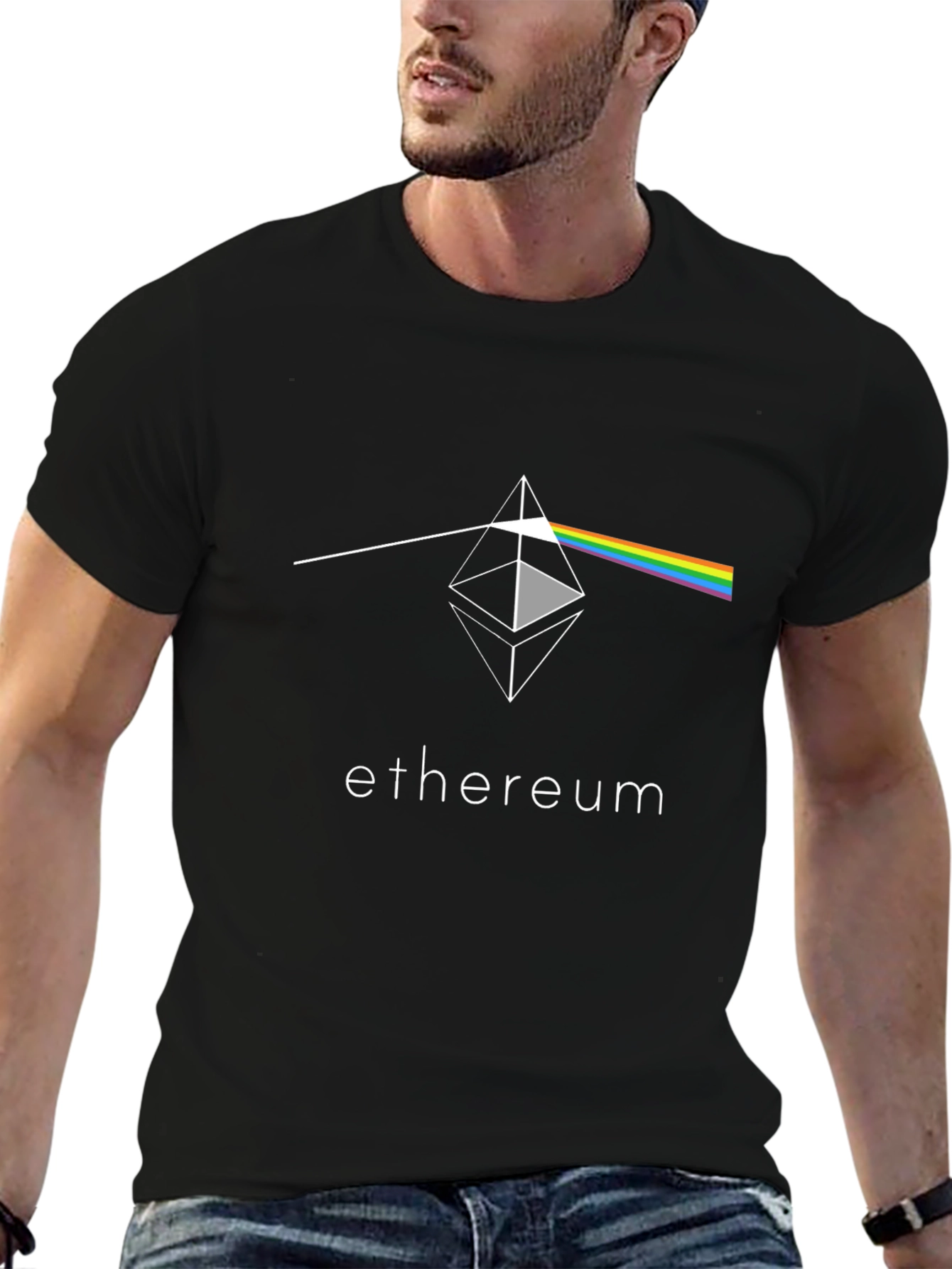 Ethereum Prism Black T-Shirt