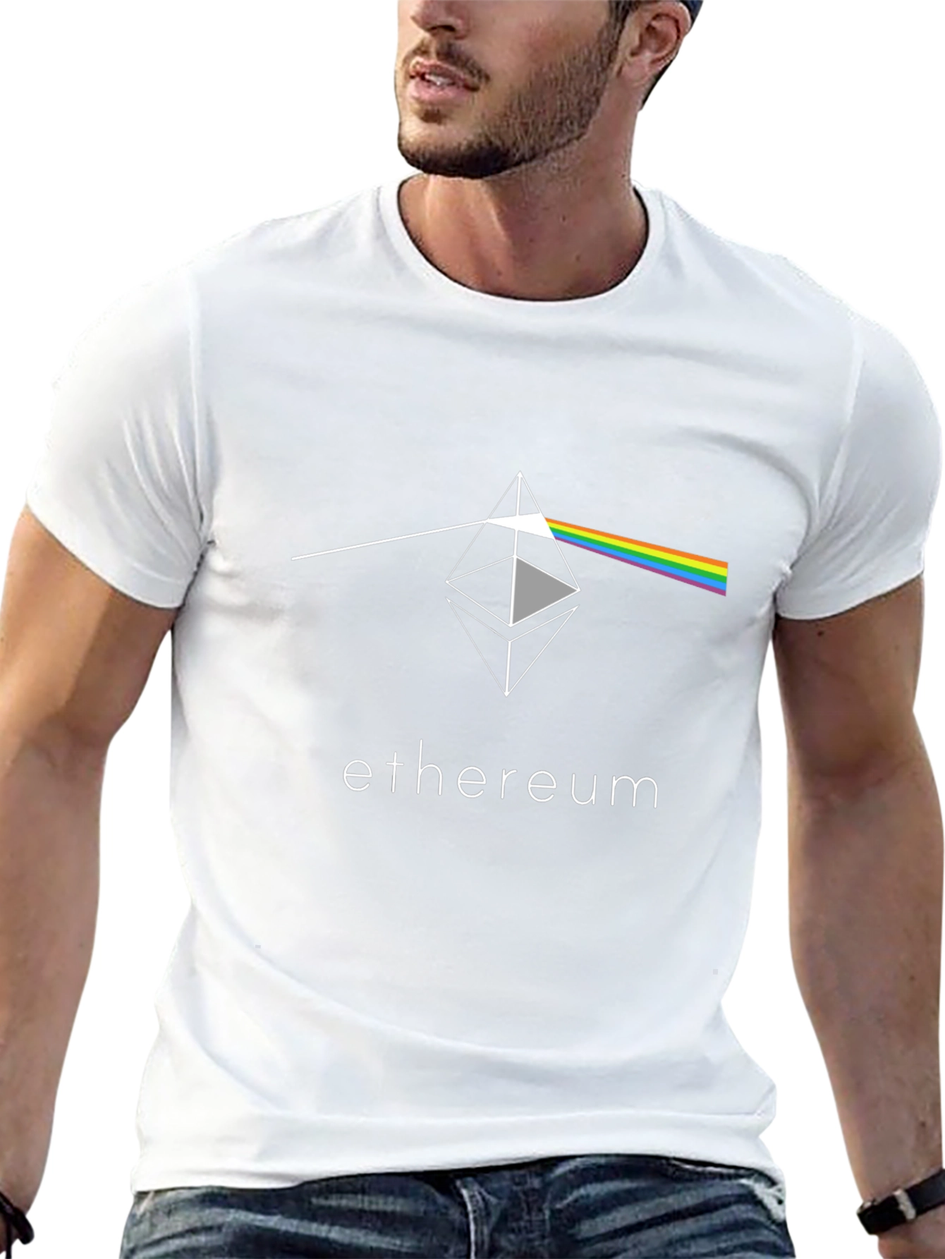Ethereum Prism Black T-Shirt