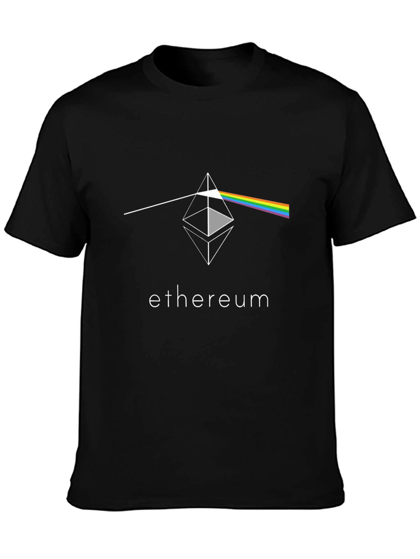 Ethereum Prism Black T-Shirt