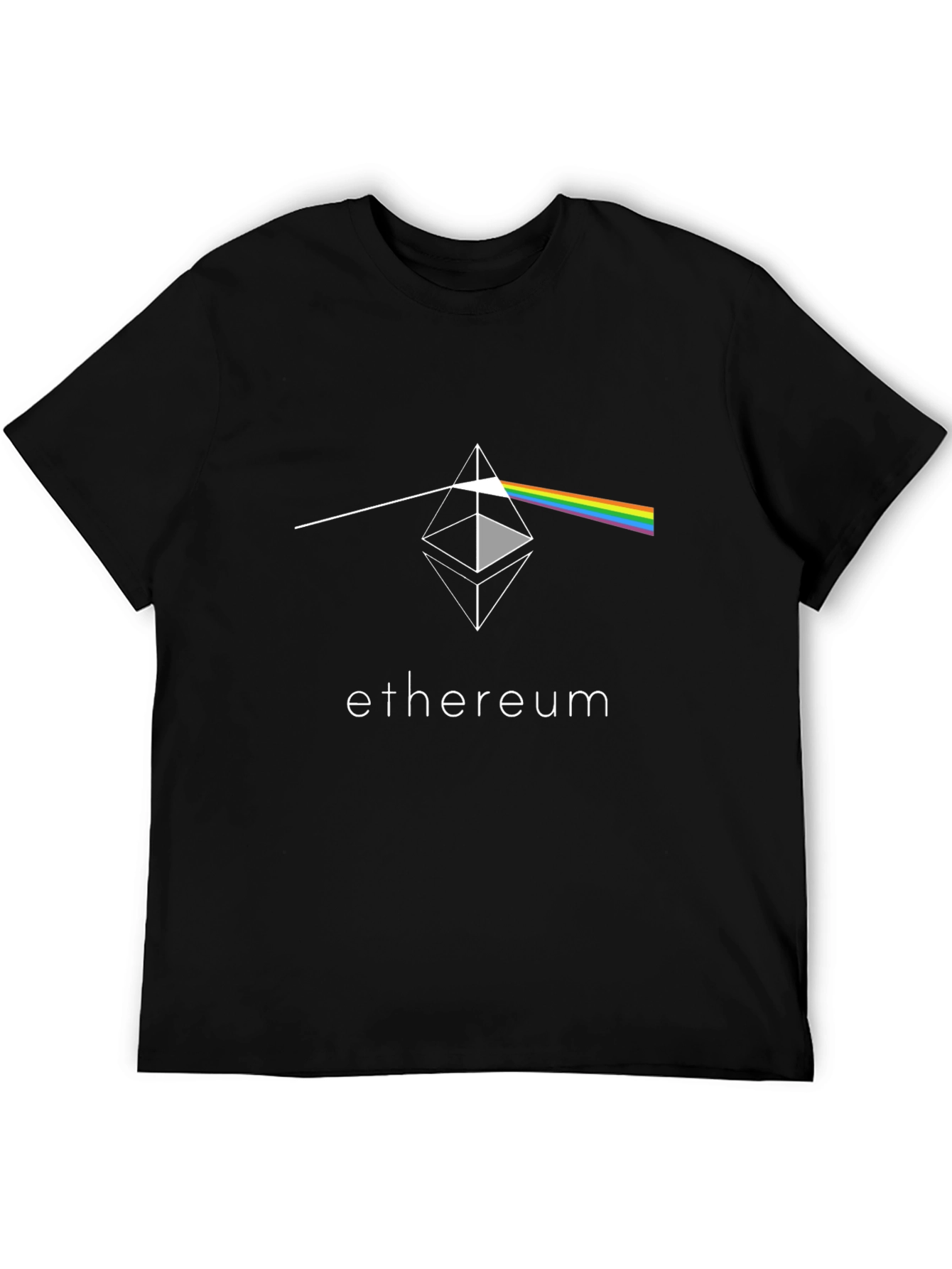 Ethereum Prism Black T-Shirt