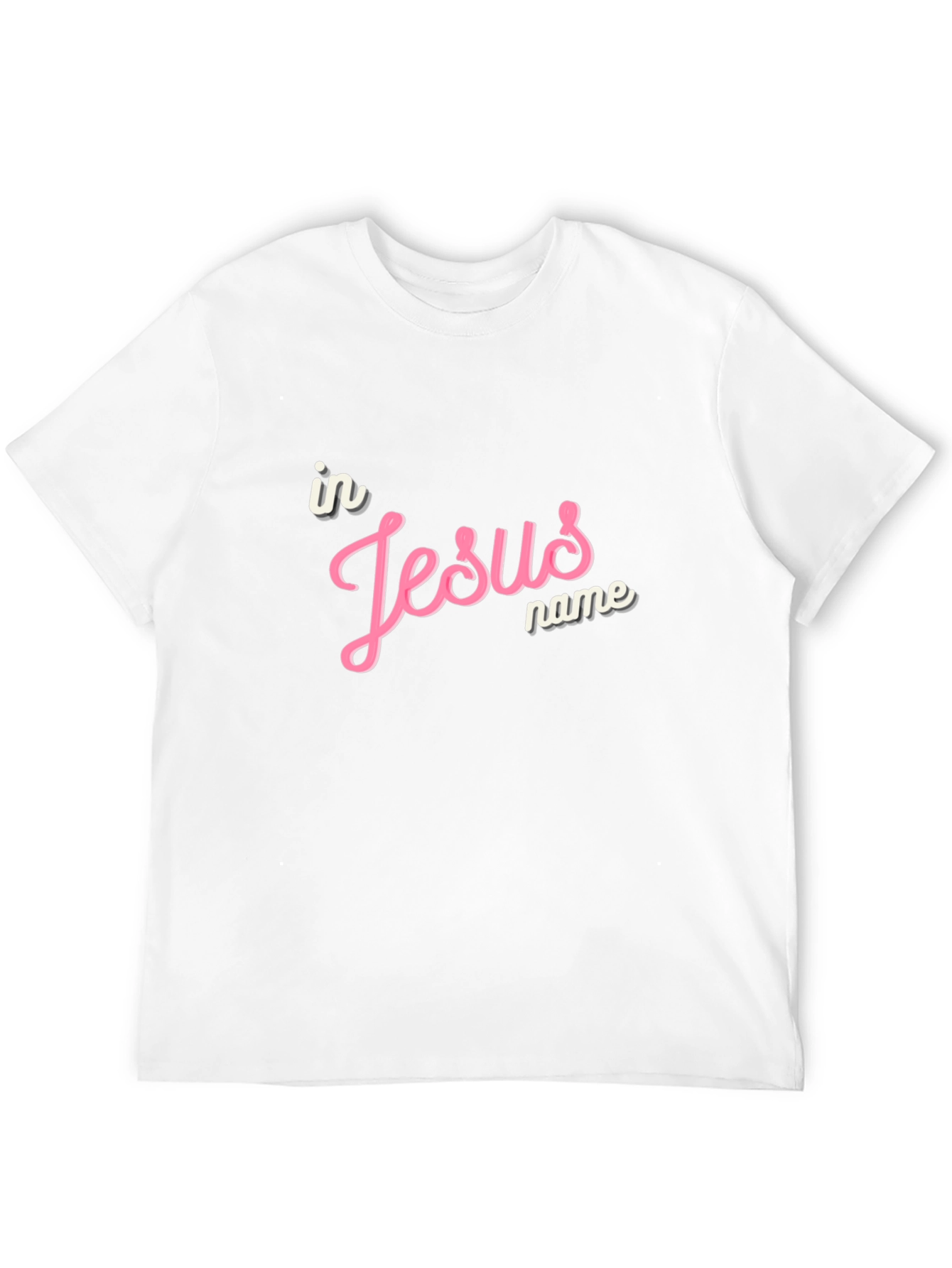 In Jesus Name Graphic T-Shirt