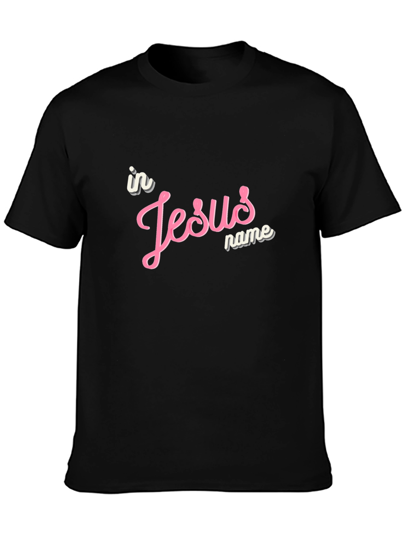 In Jesus Name Graphic T-Shirt