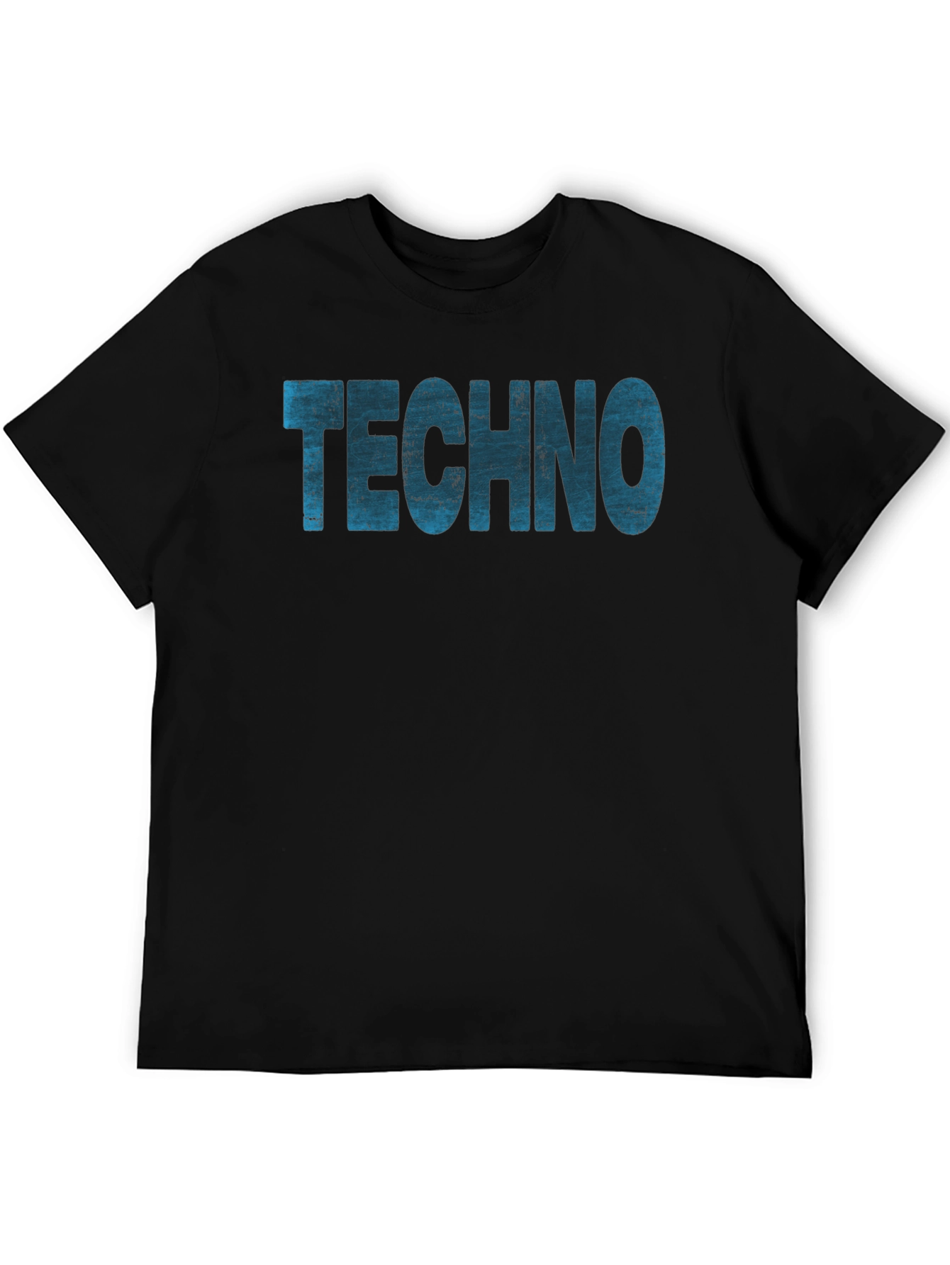 Techno Music Black T-Shirt
