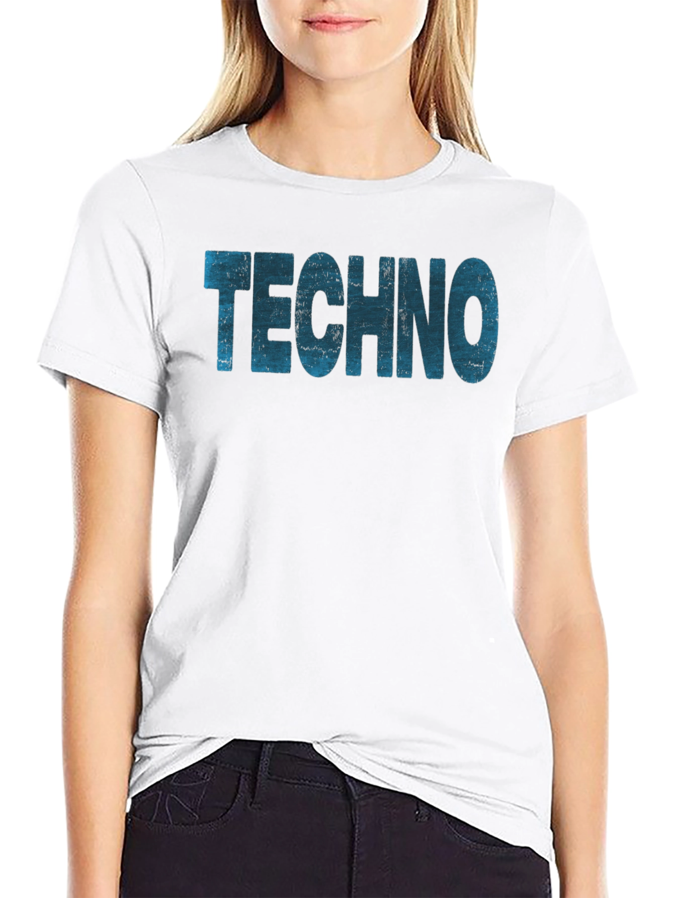 Techno Music Black T-Shirt