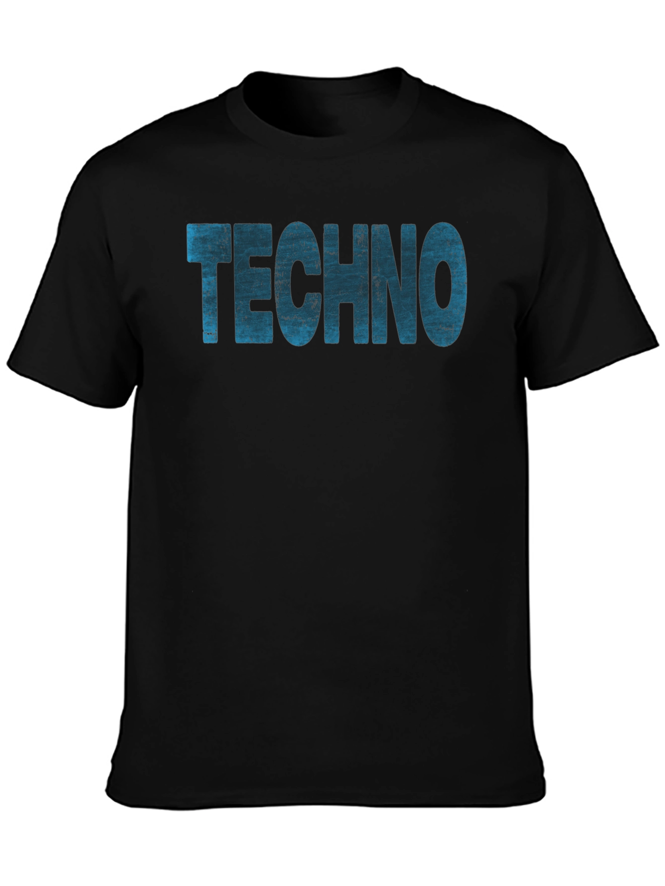 Techno Music Black T-Shirt