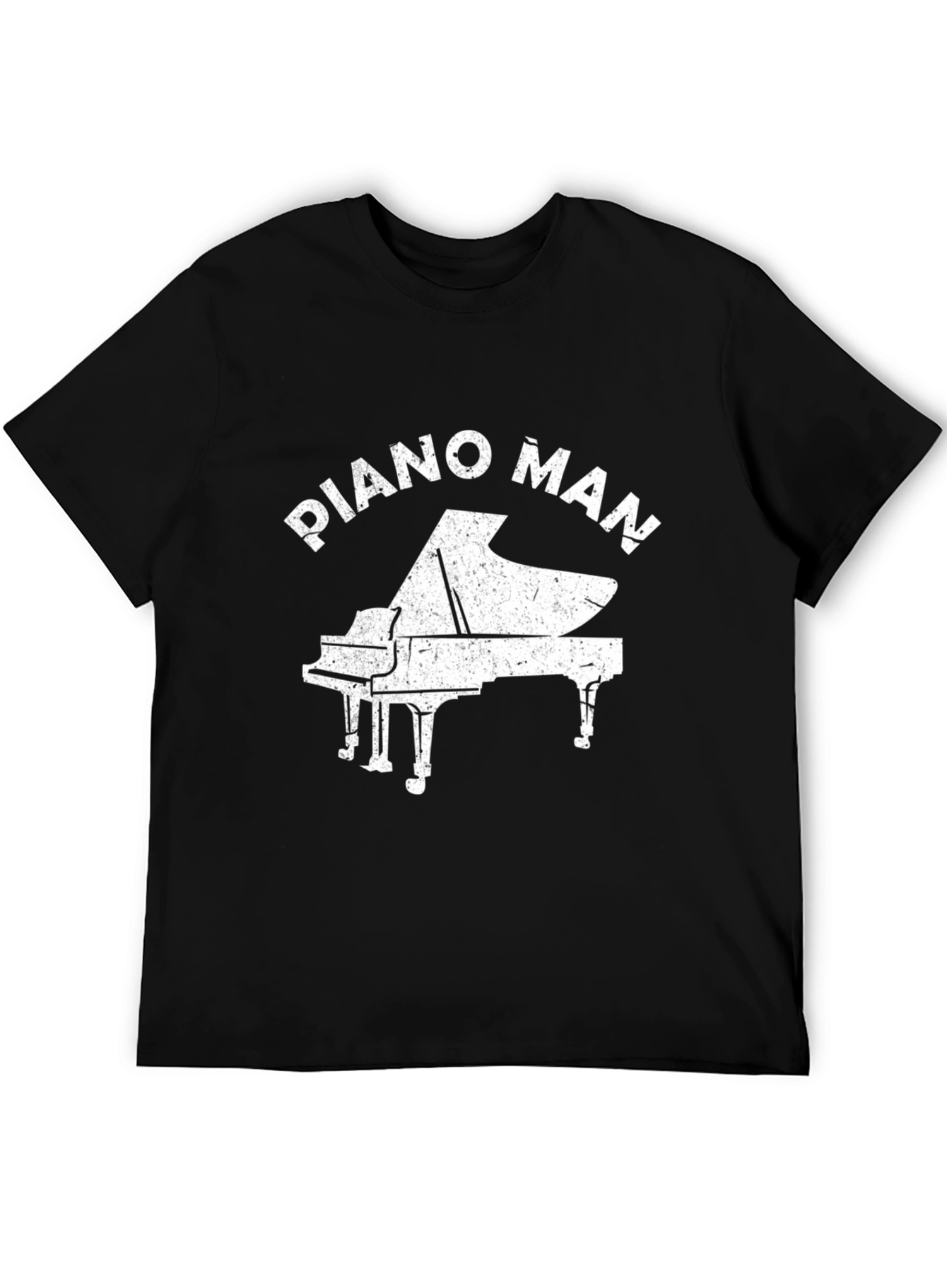 Piano Man Graphic Tee - Music Lover T-Shirt