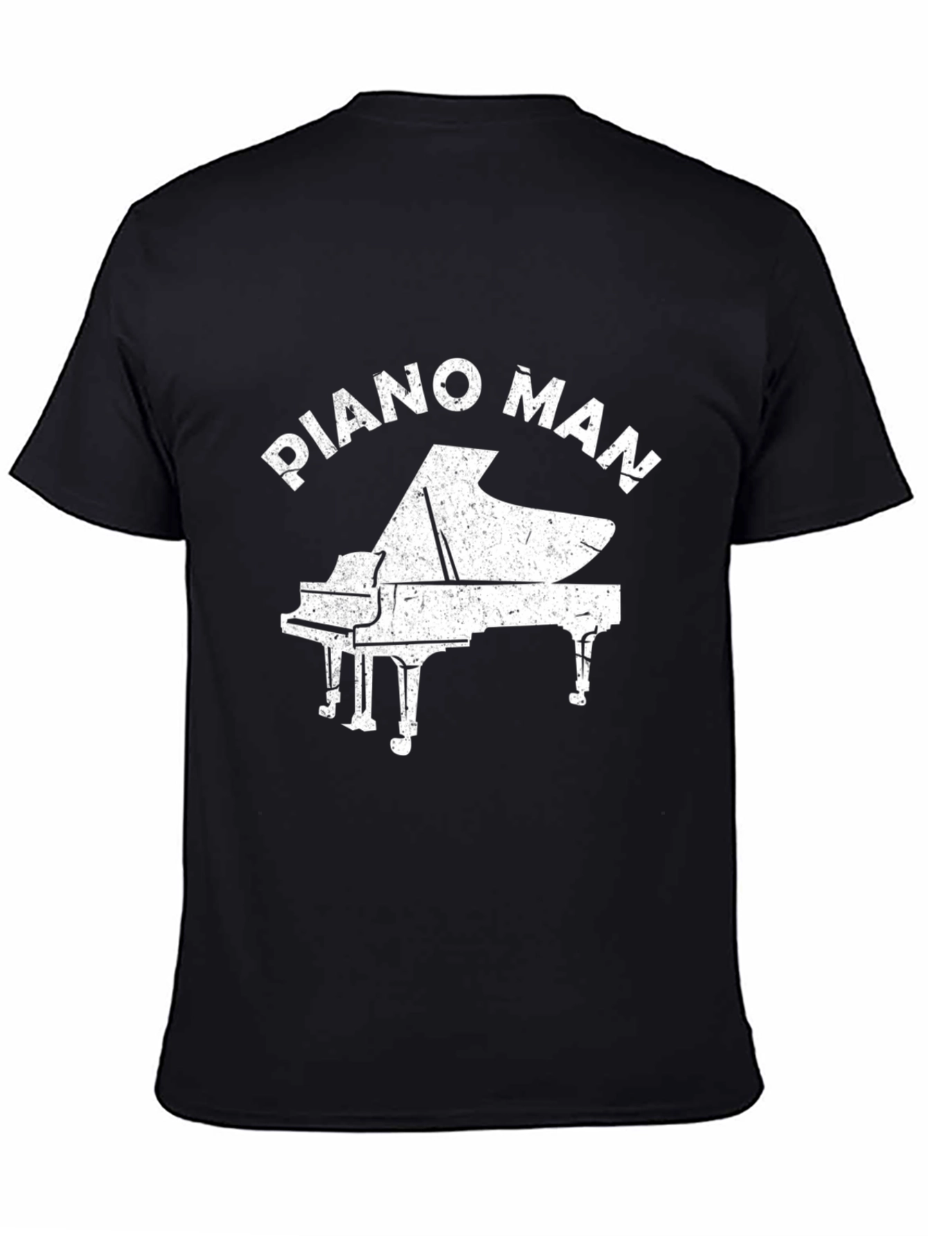 Piano Man Graphic Tee - Music Lover T-Shirt