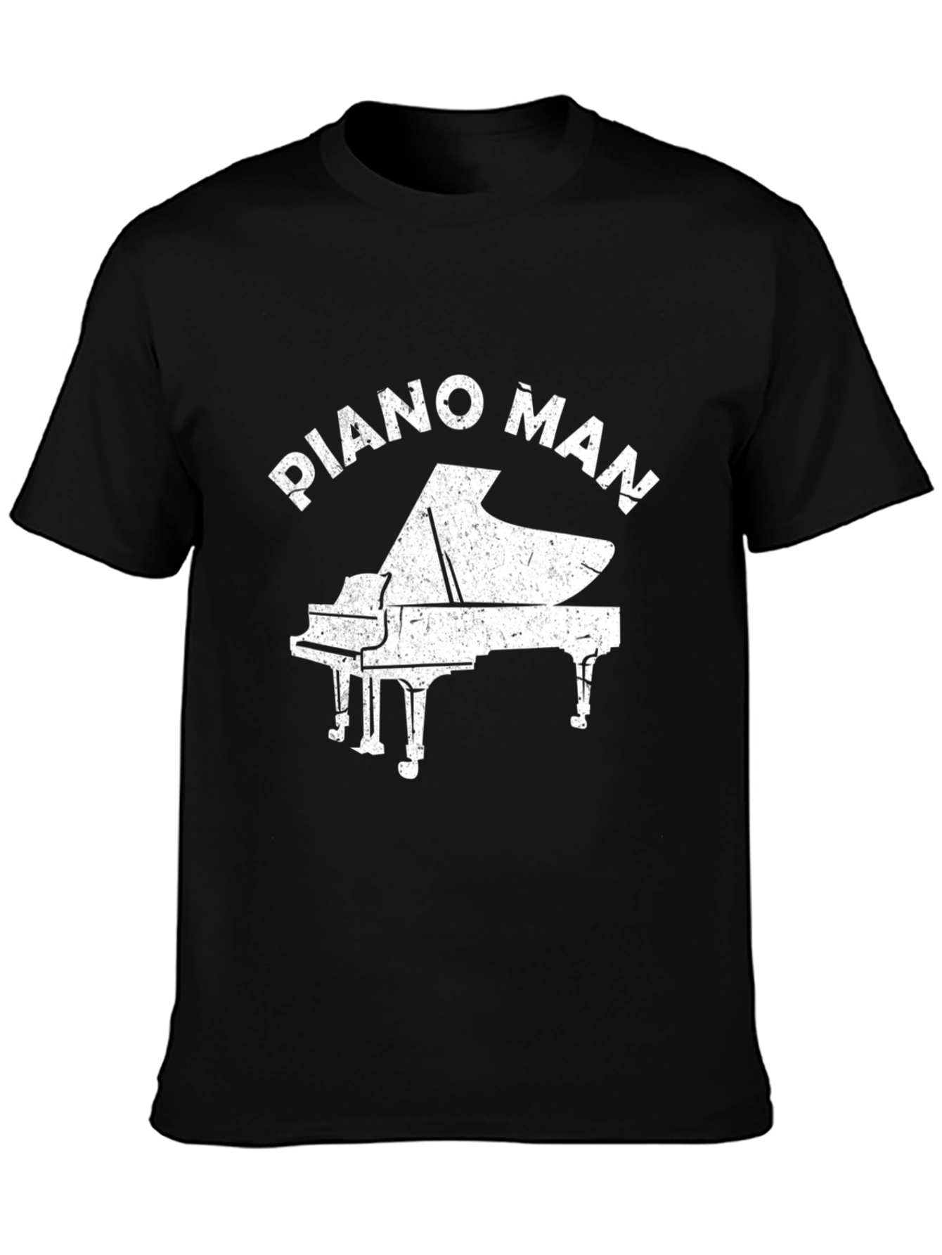 Piano Man Graphic Tee - Music Lover T-Shirt