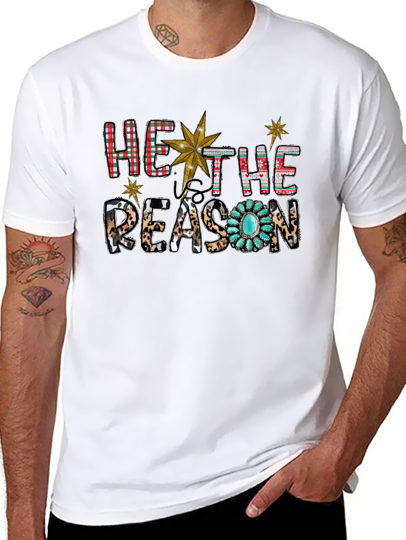 He is the Reason Christmas T-Shirt