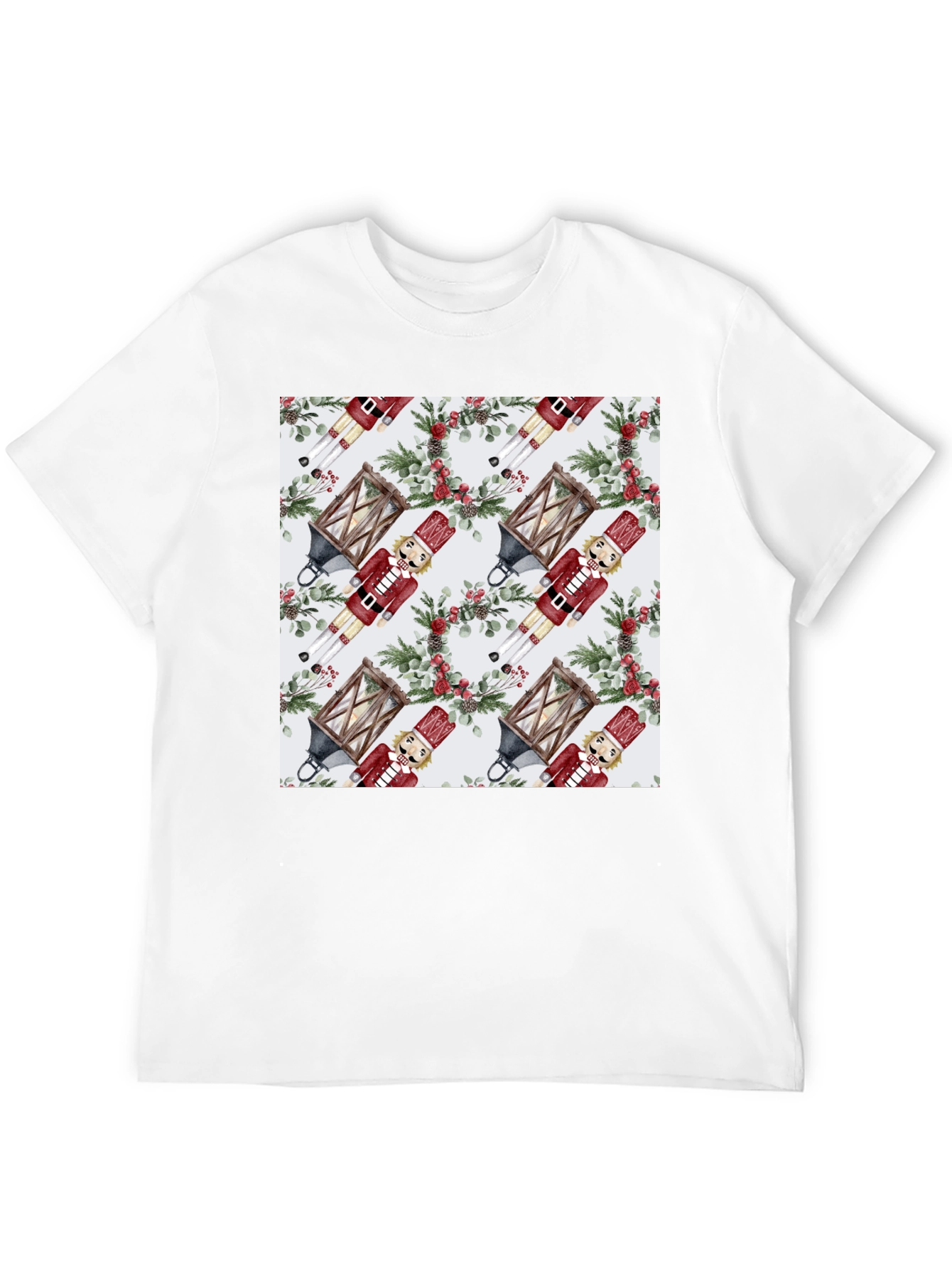 Festive Nutcracker Pattern Tee