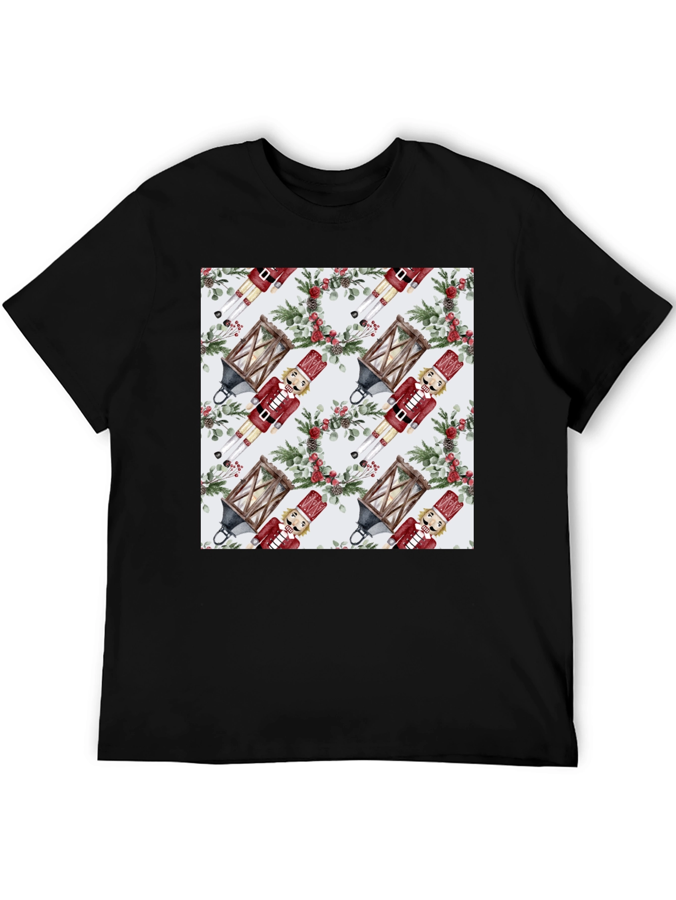 Festive Nutcracker Pattern Tee