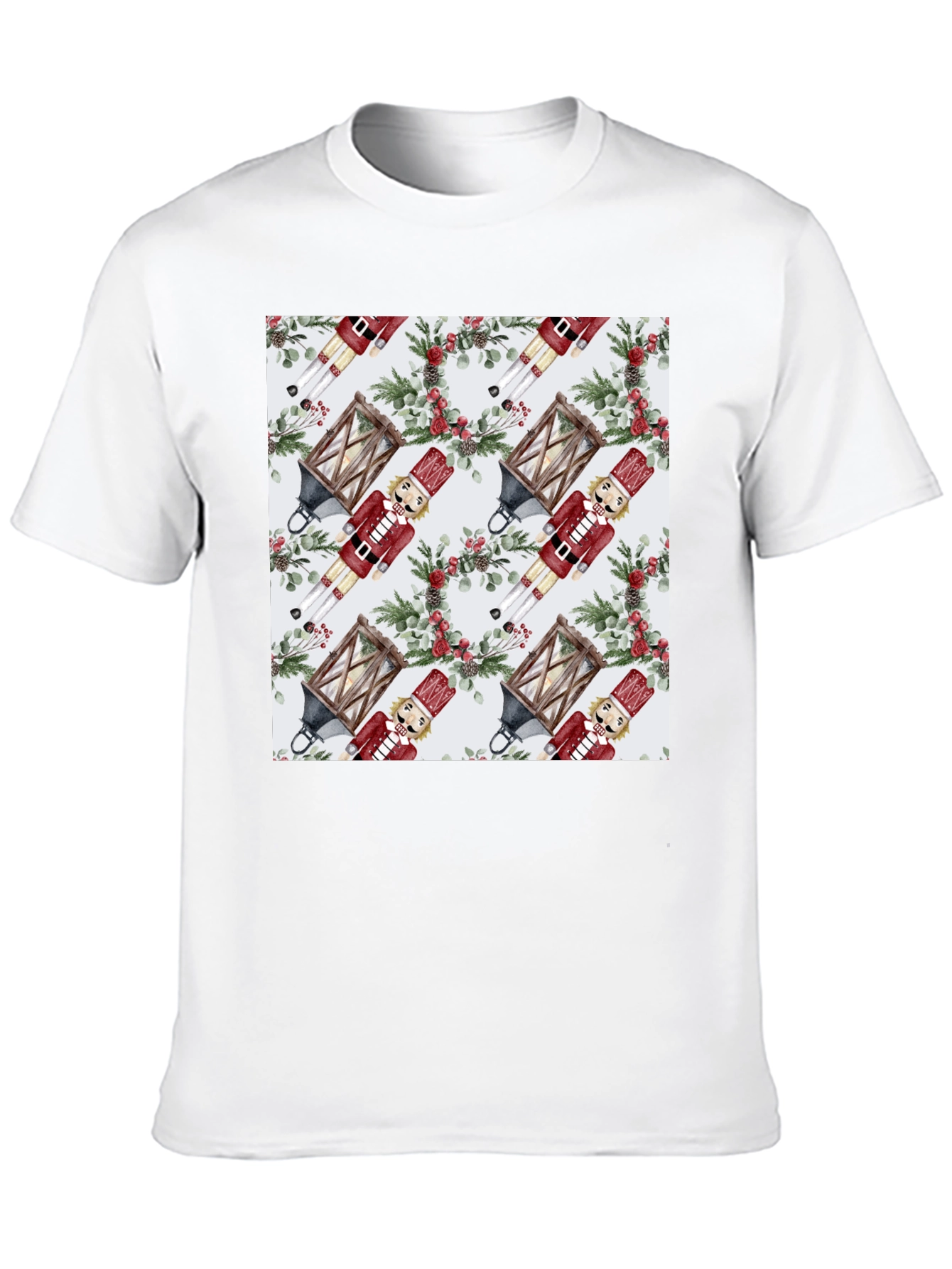 Festive Nutcracker Pattern Tee